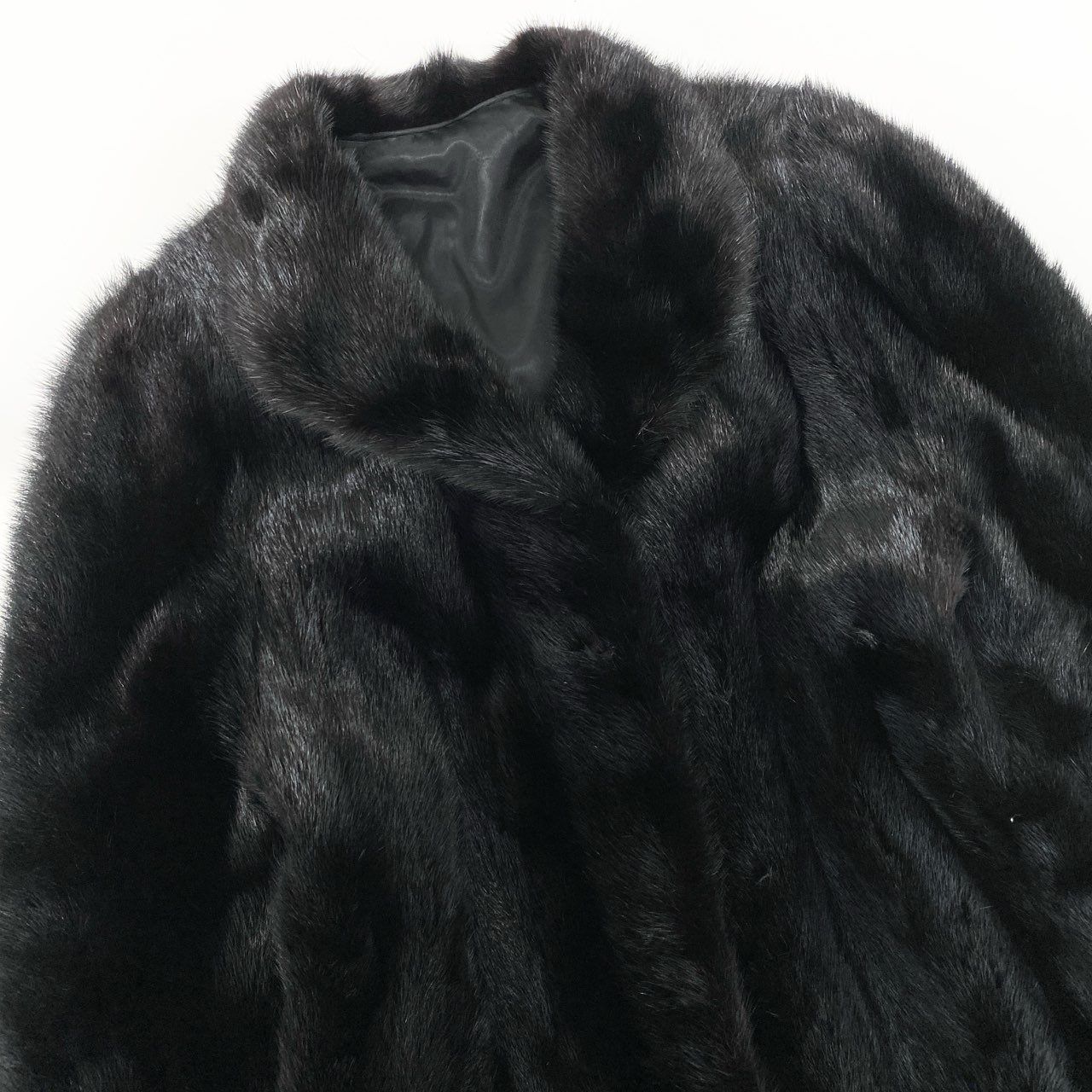 39k1《美品》 SAGA MINK サガミンク 銀サガ マホガニーミンク 逆毛