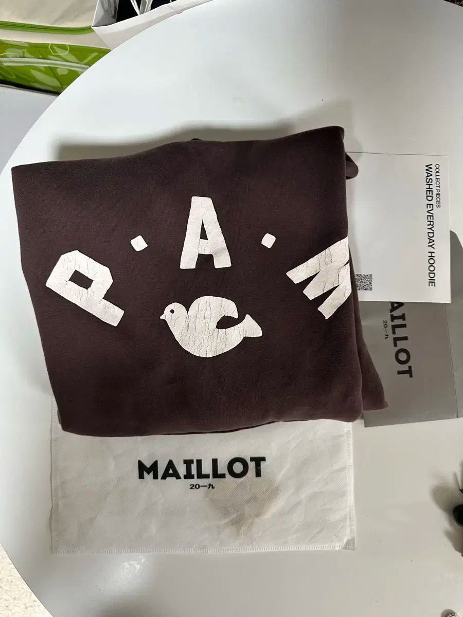 コレクトフィシス フード スポーツブラ ブラウン L