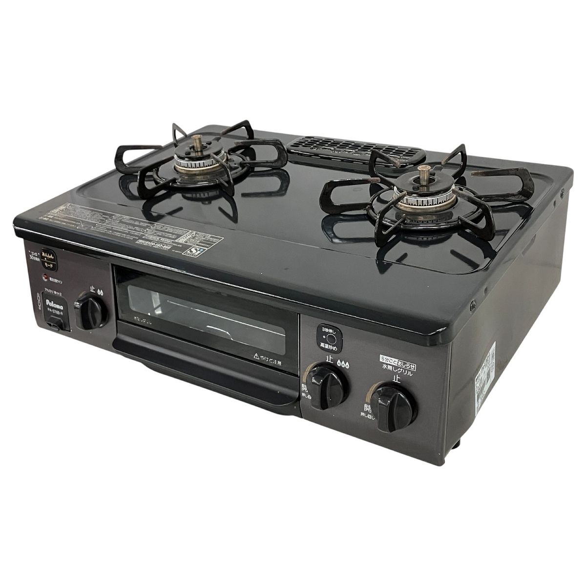 Paloma PA-S76B-R パロマ ガステーブル ガスコンロ 都市ガス 製 右強火力 家電 K10394393