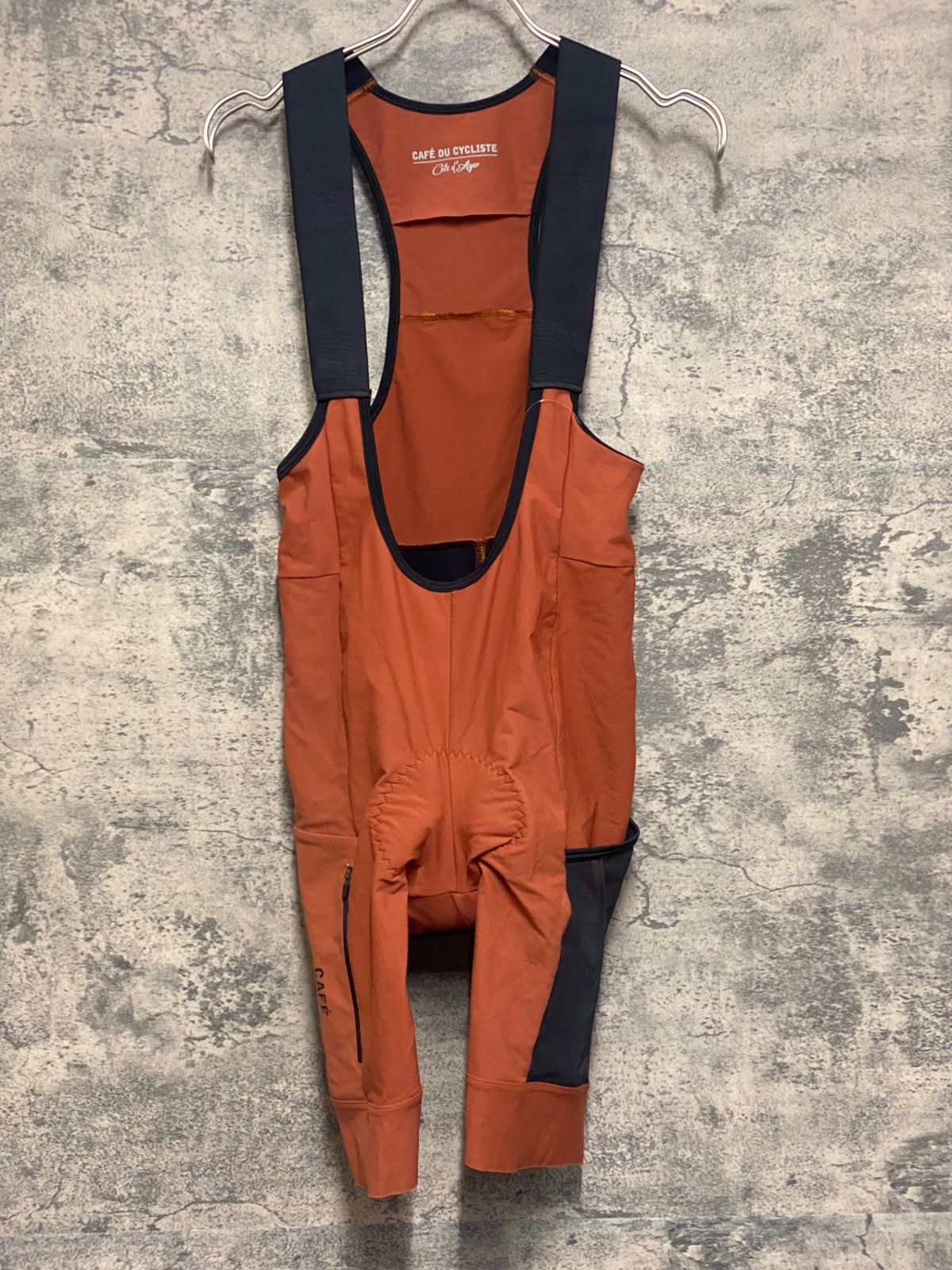 JN370 カフェドシクリステ Cafe du Cycliste EVA ビブショーツ 茶 S