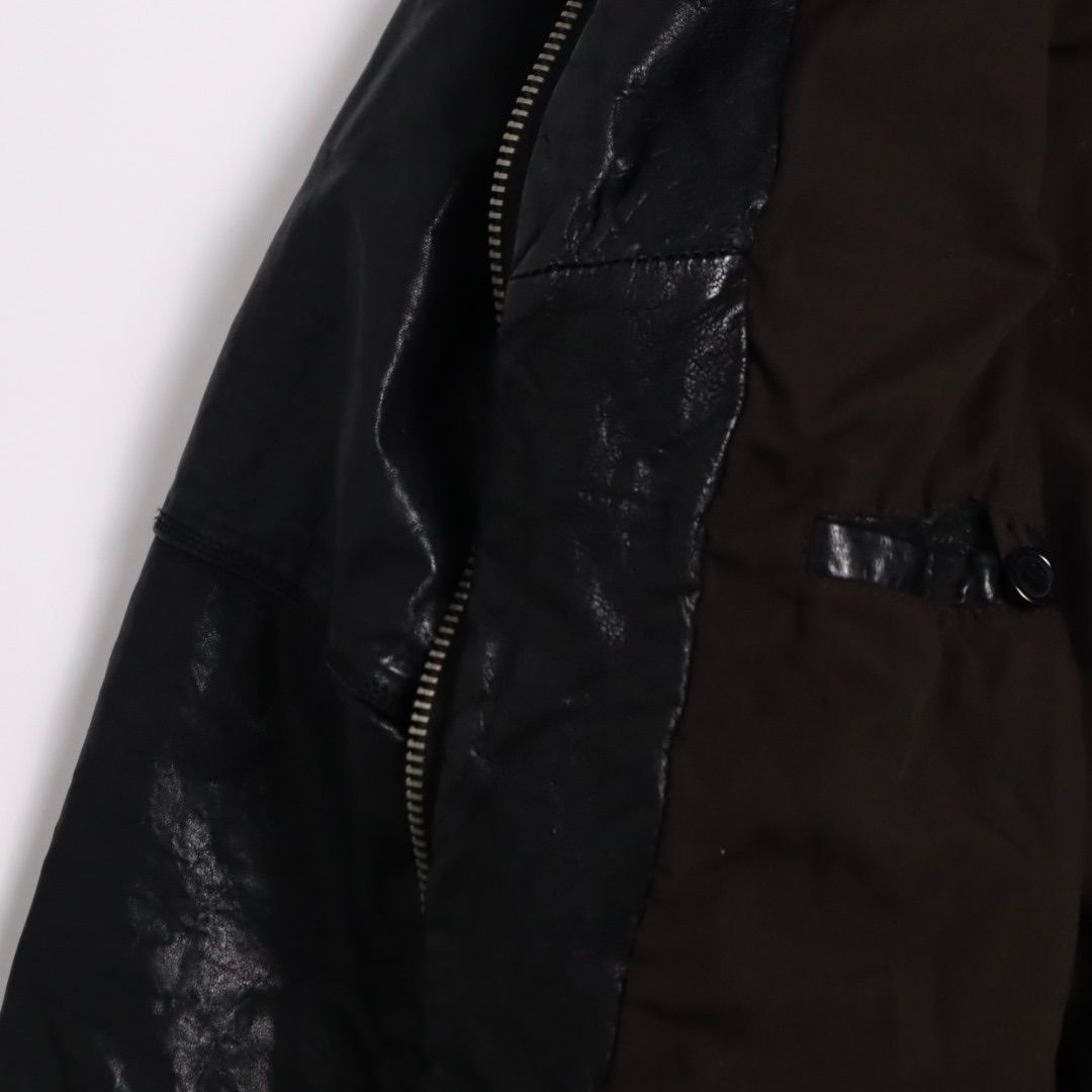 diesel 00s archive leather jacket ディーゼル 2way レザージャケット