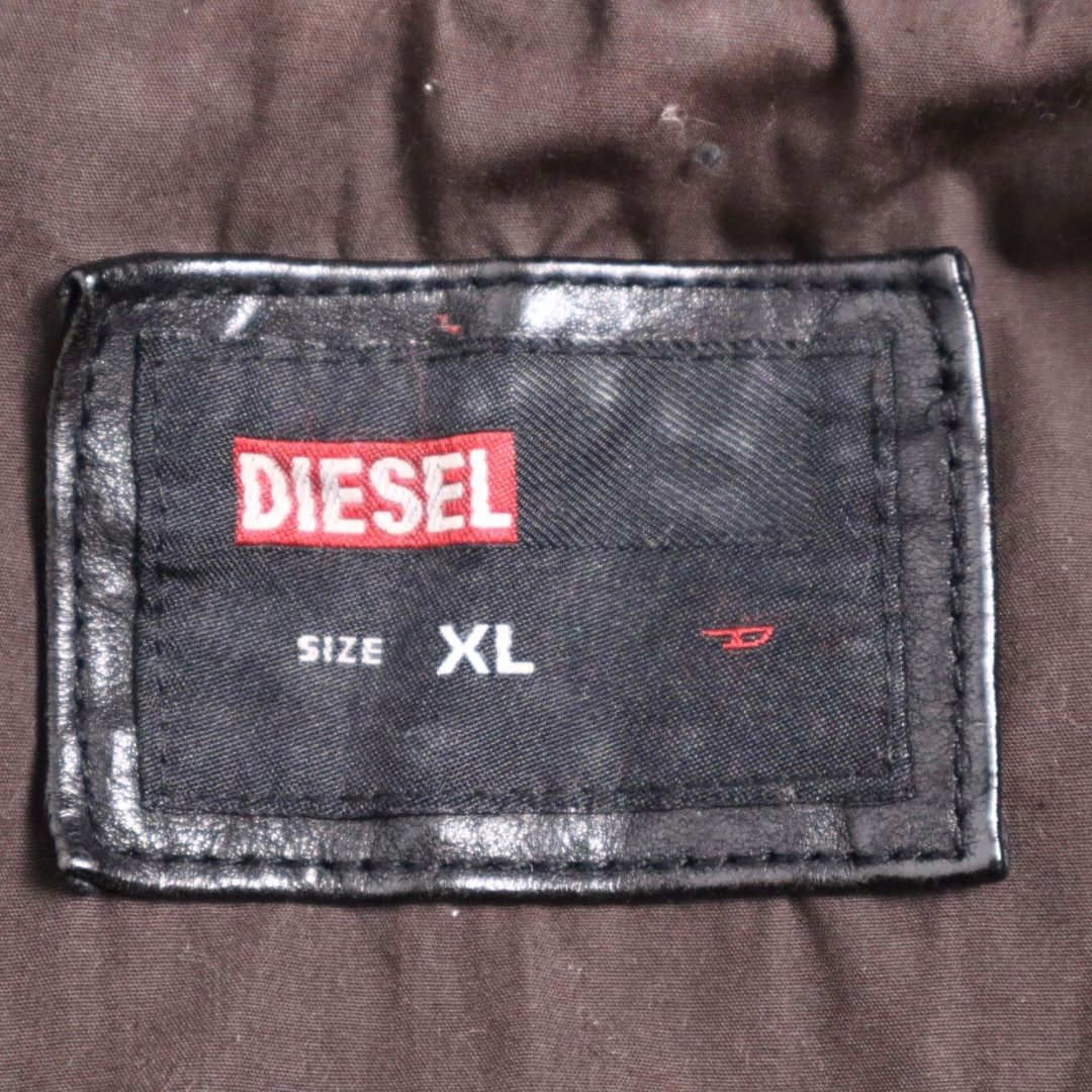 diesel 00s archive leather jacket ディーゼル 2way レザージャケット