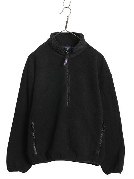 なクーポン配布中! パタゴニア マースピアル シンチラ フリース ジャケット レディース M 23年製 プルオーバー ブルゾン ハイネック ハーフジップ ブラック