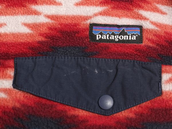 なクーポン配布中! パタゴニア 総柄 ライトウェイト シンチラ スナップT レディース XL 古着 15年製 フリース プルオーバー ジャケット ブルゾン ネイティブ GULLKHAN_COM