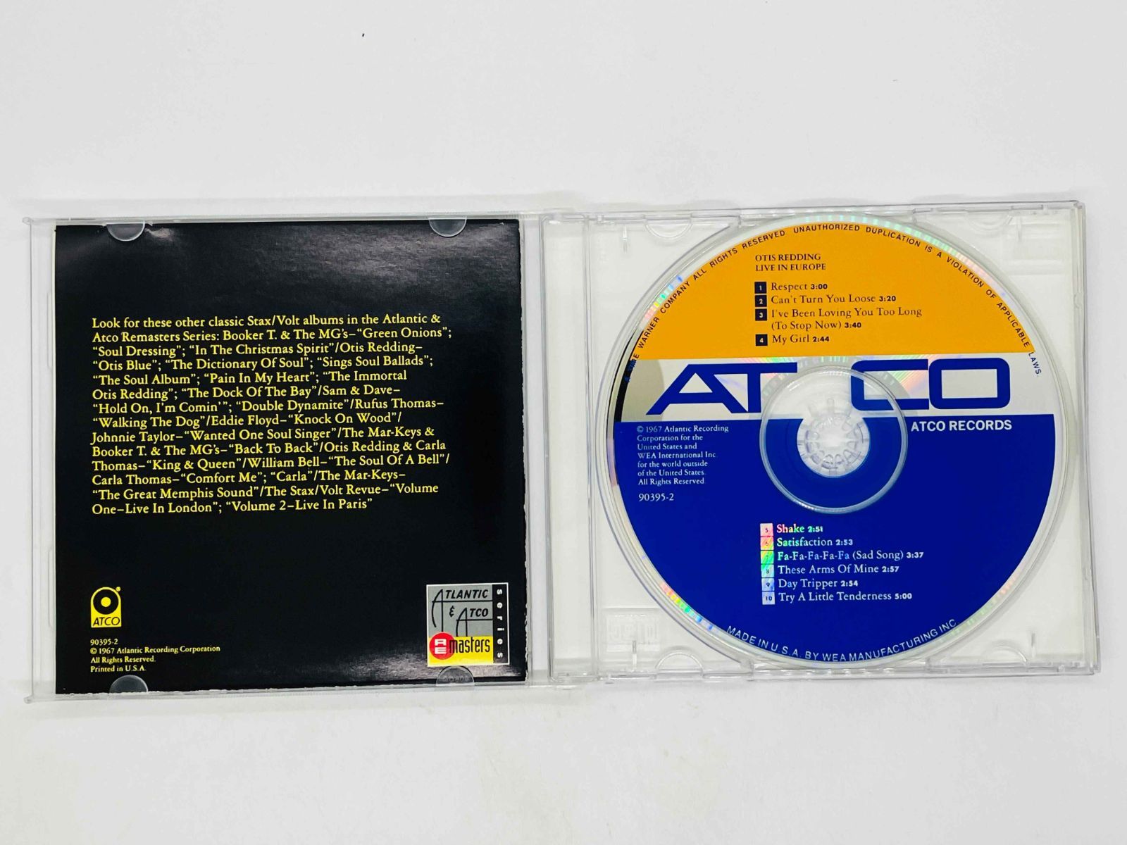 CD オーティス・レディング / ヨーロッパのオーティス・レディング