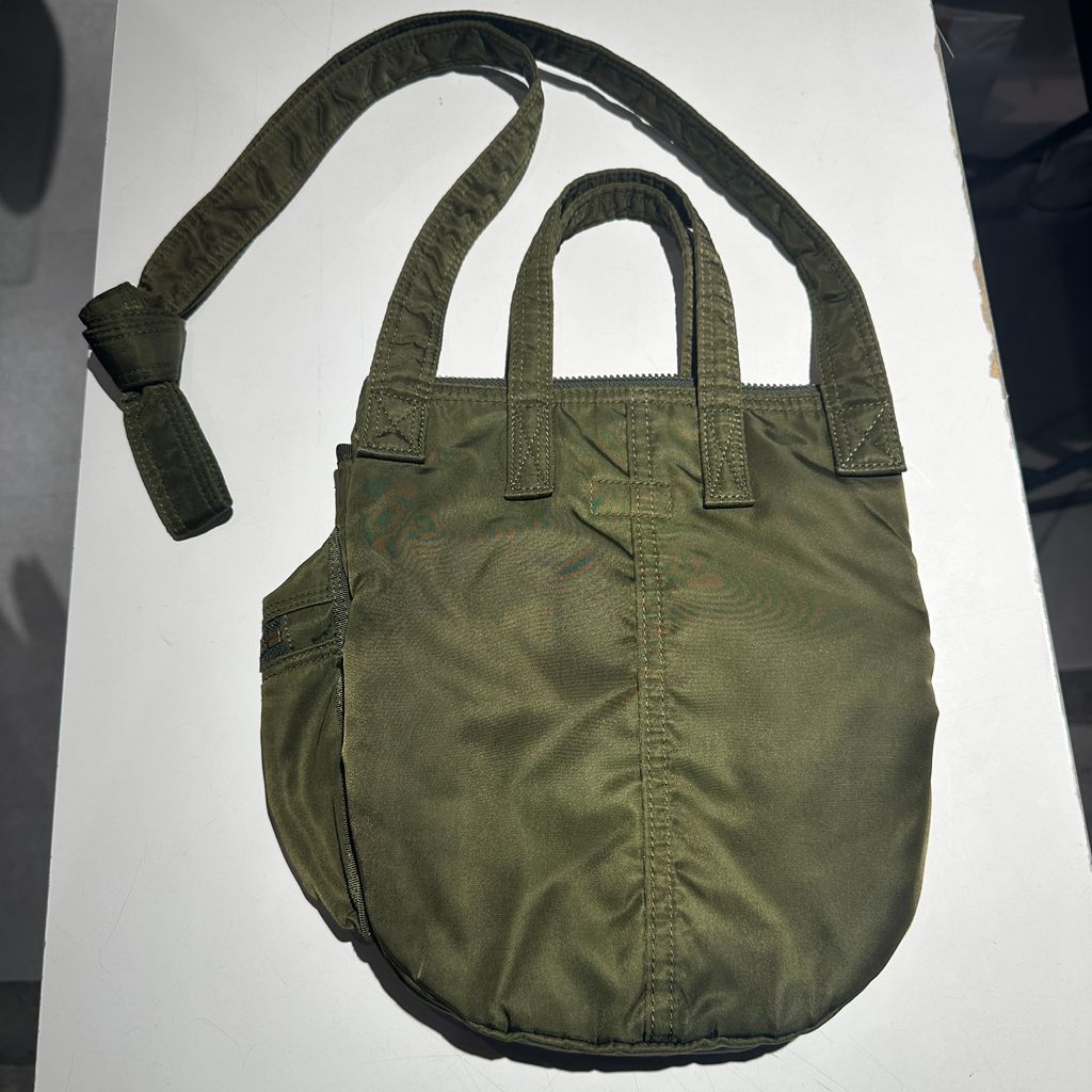 sacai × PORTER サカイ ポーター 19AW Pocket Bag Large ショルダーバッグ 19-0020S カーキ 表参道A11