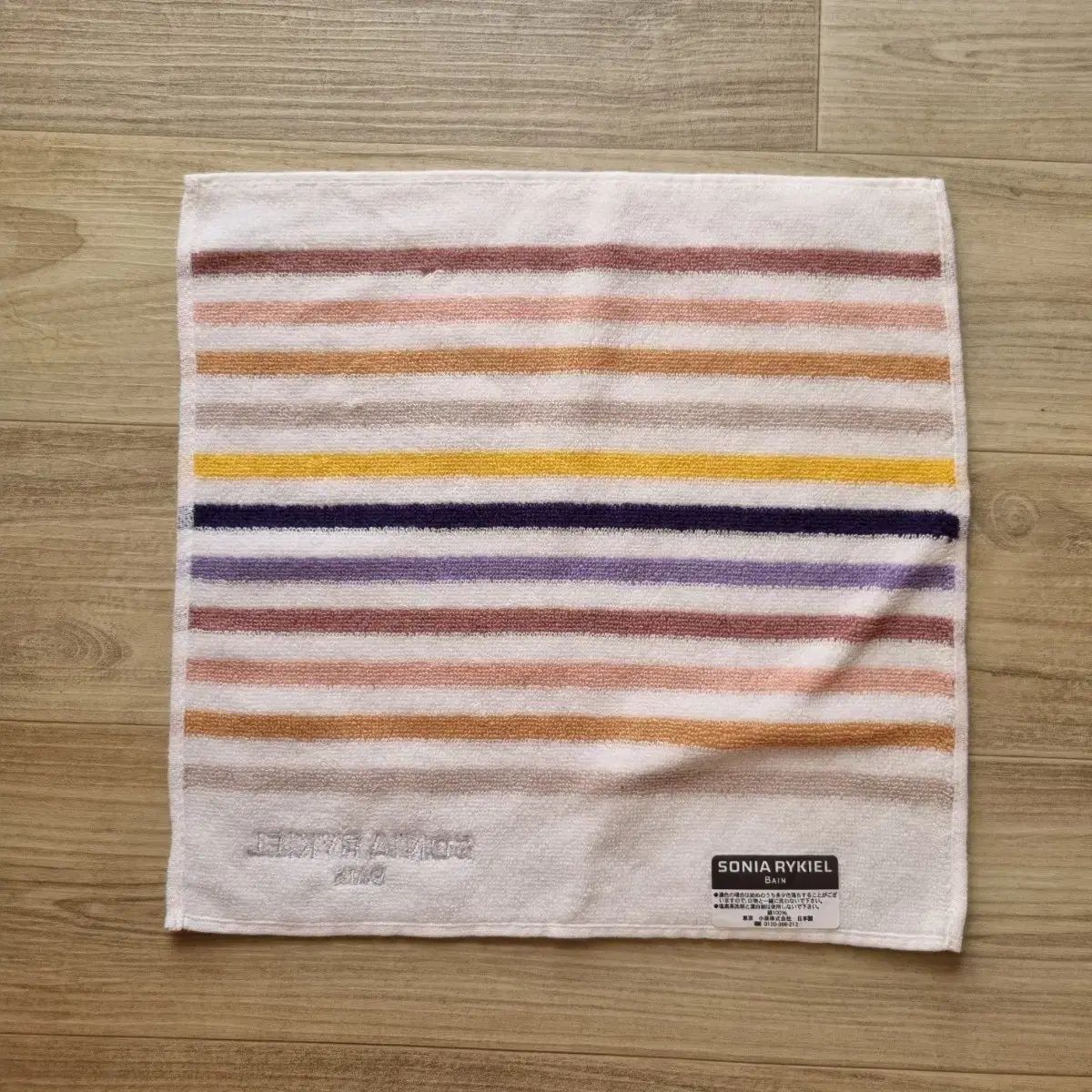 日本からの輸入 ソニア・リキエル ストライプ タオルハンカチ - メルカリ
