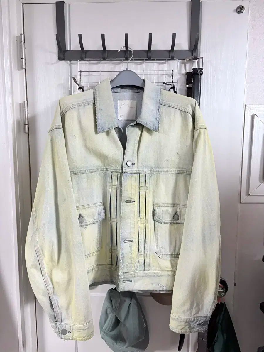 ancellm アンセウム デニムジャケット ブリーチ