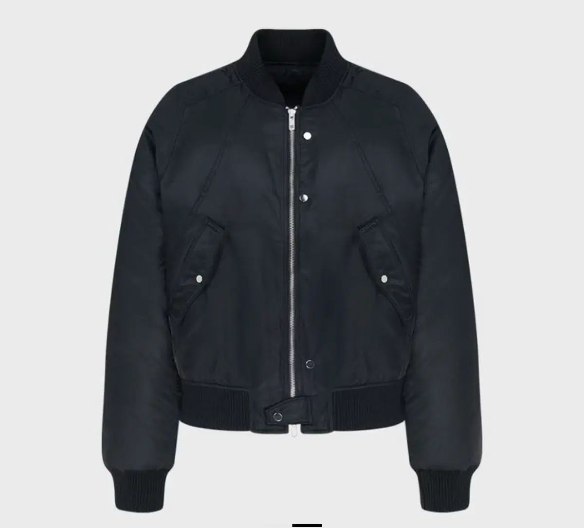 LMOOD ピアス クロップド ボマージャケット