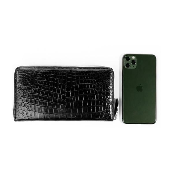 クロコダイル 財布 メンズ 長財布 ウォレット 本革 ラウンドファスナー ワニ ロングウォレット 大容量 小銭入れ 春財布 福財布 NEXPOTALLINN_EU