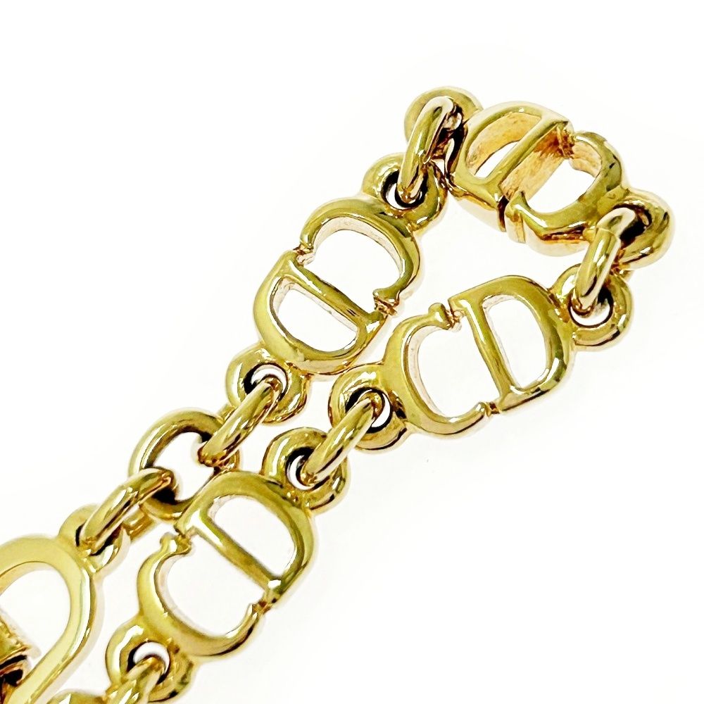 Christian Dior クリスチャンディオール GP CDロゴ ブレスレット ゴールド 493459 ブレスレット