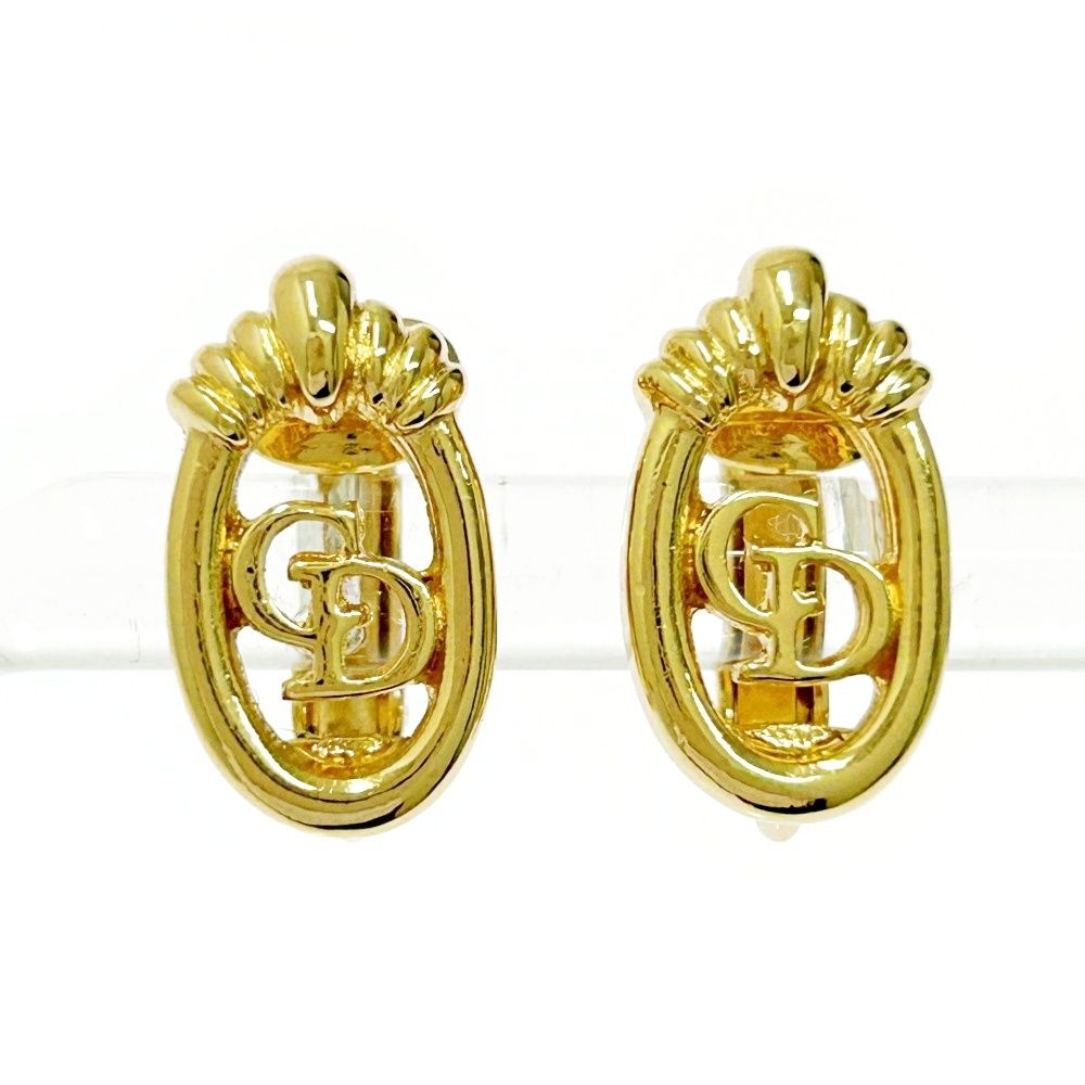 Christian Dior クリスチャンディオール GP CDロゴ イヤリング レディース ゴールド 498165 イヤリング
