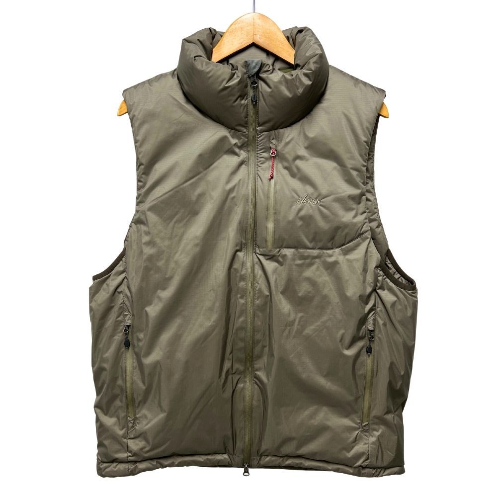 NANGA ナンガ AURORA TEX STAND COLLAR DOWN VEST ダウンベスト インディゴ サイズ1 52602