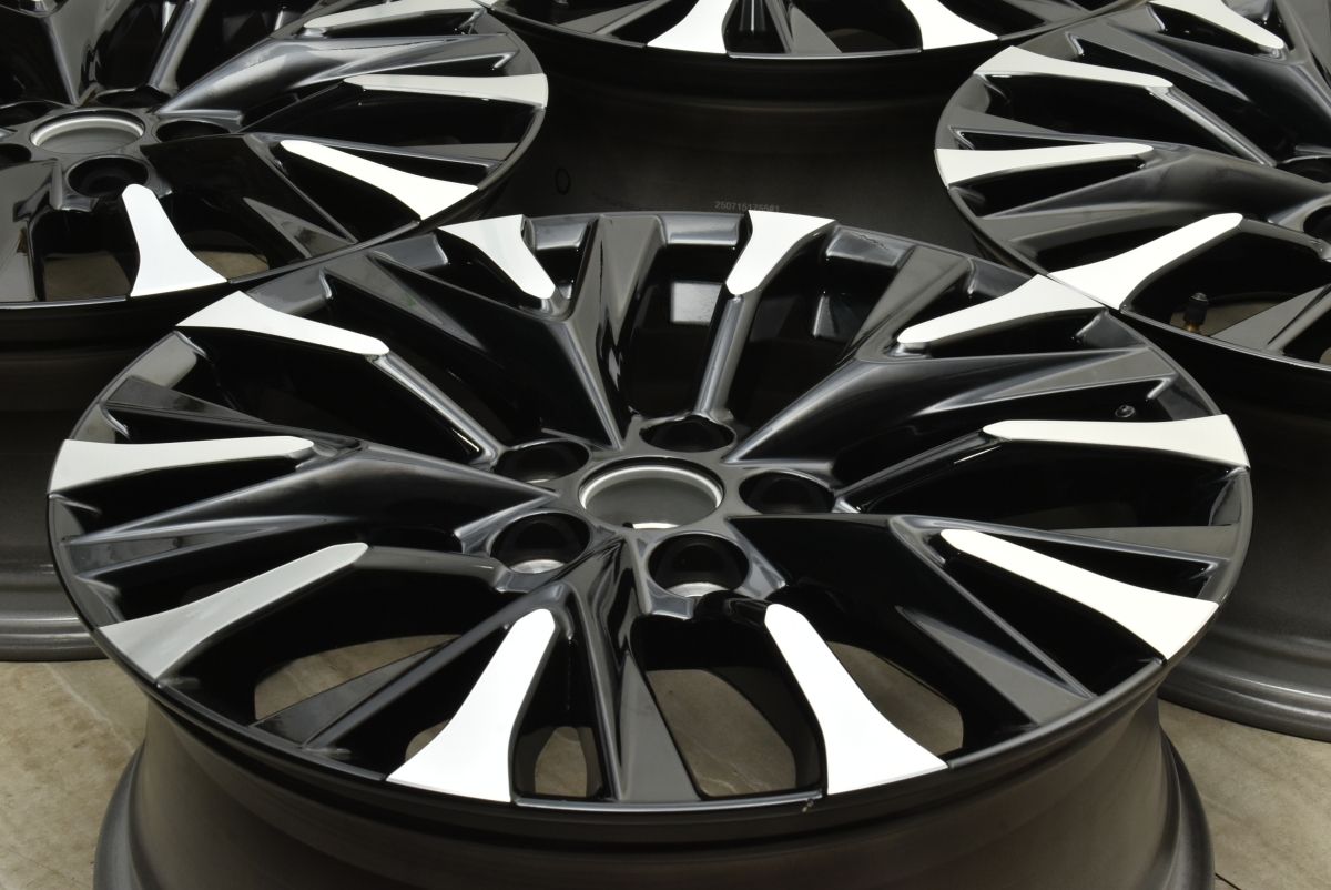 新車外し品 トヨタ 40 アルファード OP 19 in 7 J PCD 120 4本セット ヴェルファイア レクサスLM 流用 スタッドレス用