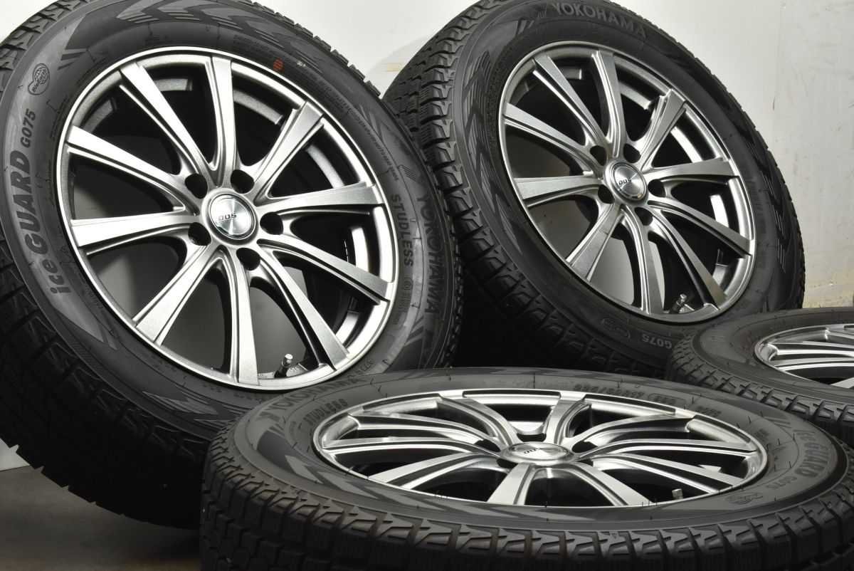 バリ溝 DOS 17 in 7 J 48 PCD 114 3 ヨコハマ アイスガード G 075 225 60 R 製 スタッドレス フォレスター クロストレック