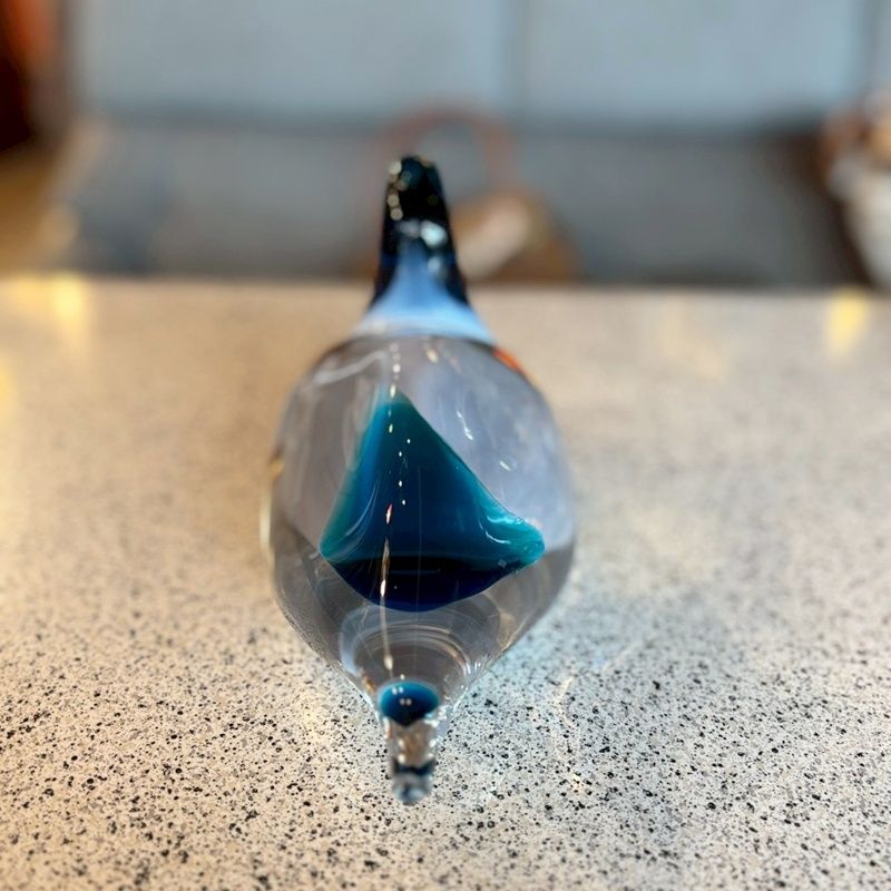 MultiGlass マルティグラス カモ 28cm ガラス 置物 鳥 鴨 アヒル