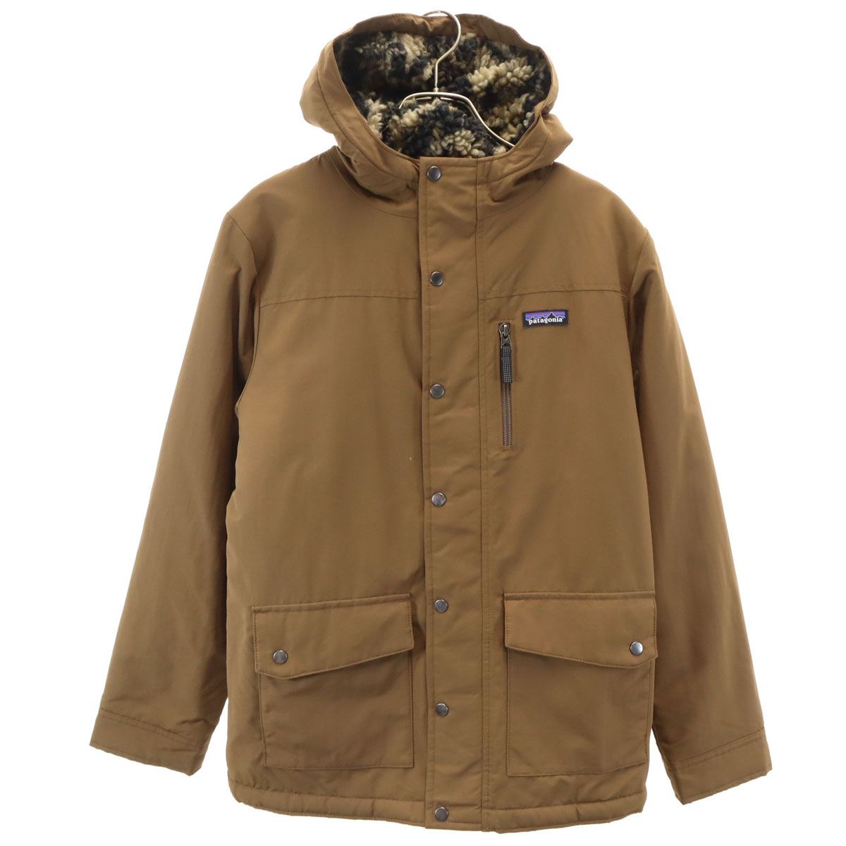 patagonia パタゴニア インファーノ ジャケット XL ブラウン アウトドア キッズ 古着