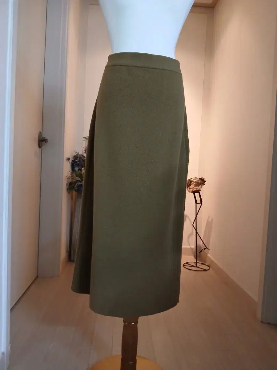 IRIE ウール ロングスカート ニット ワイドスカート