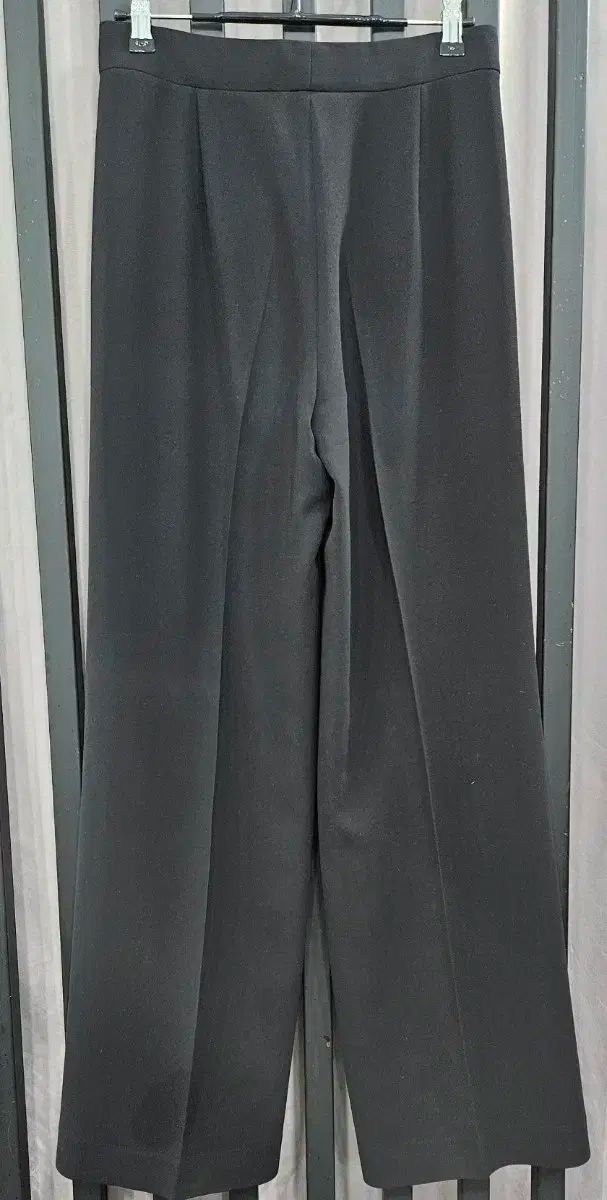 ハンタグ セオリー ブラック ワイド スラックス パンツ 26