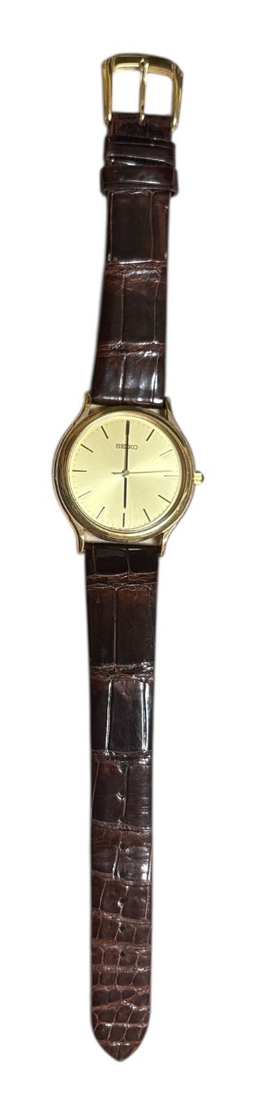 SEIKO セイコー 7N01-6910 SUNWA 60th Anniversary 刻印あり クォーツ QZ シンプル 電池交換済み