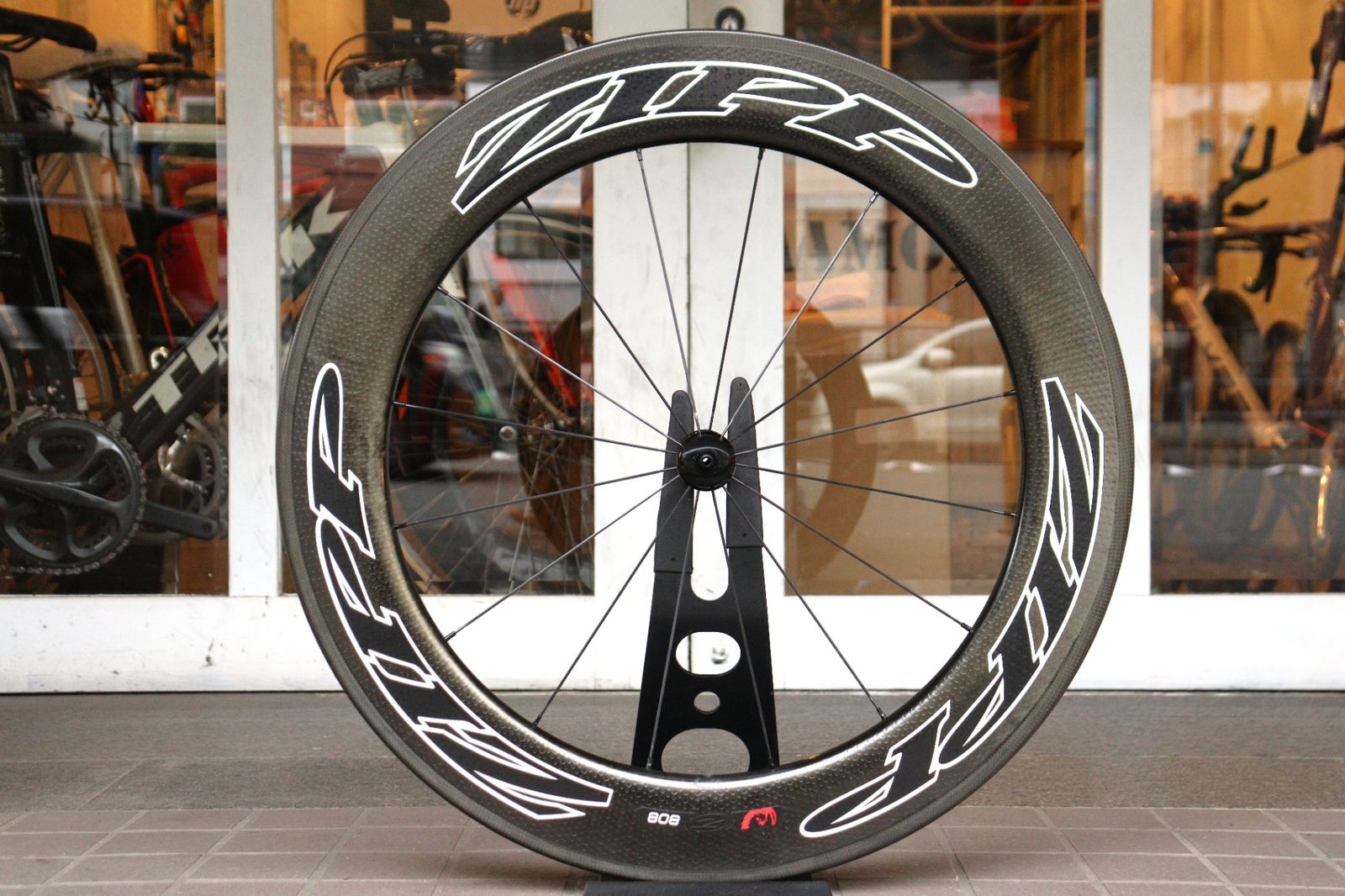 ジップ ZIPP 808 FIRECREST カーボン チューブラー フロントホイール