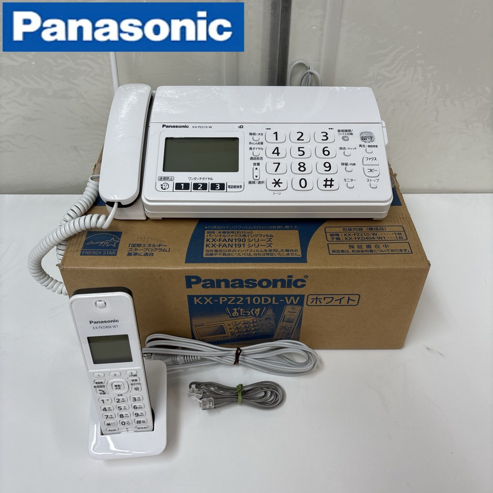 I350 Panasonic デジタルコードレスFAX おたっくす 動作 済 クリーニング済