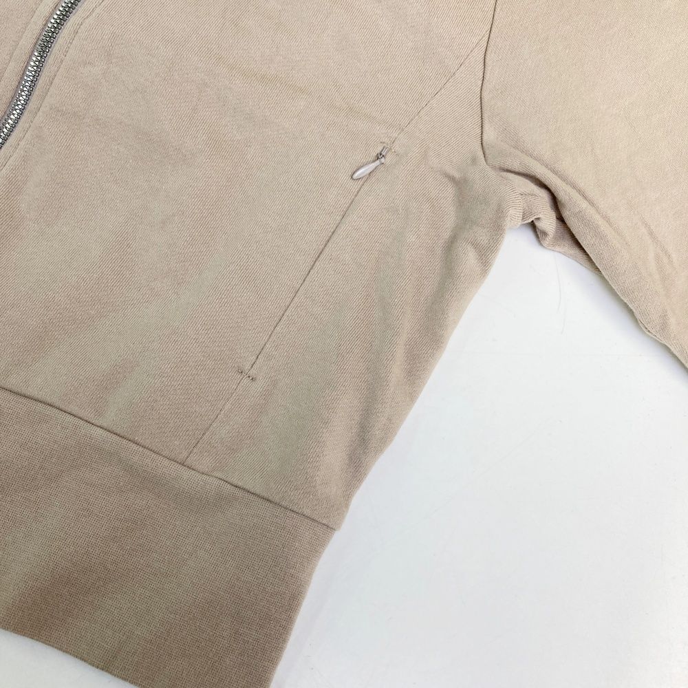 長袖ジップパーカー