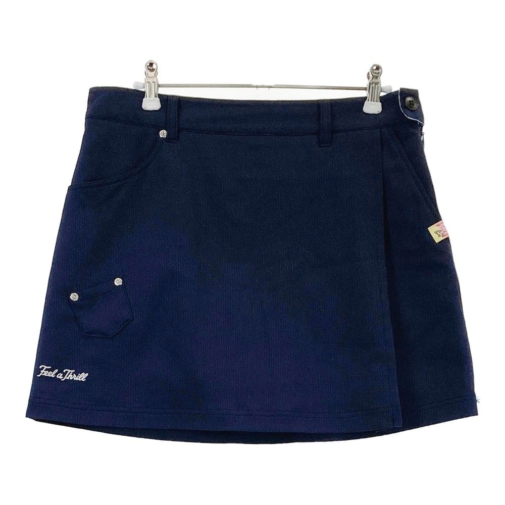 【ルコック】le coq sportif ゴルフスカート 11号 サイズ：11 LE COQ GOLF ルコックゴルフ インナー付 スカート ネイビー