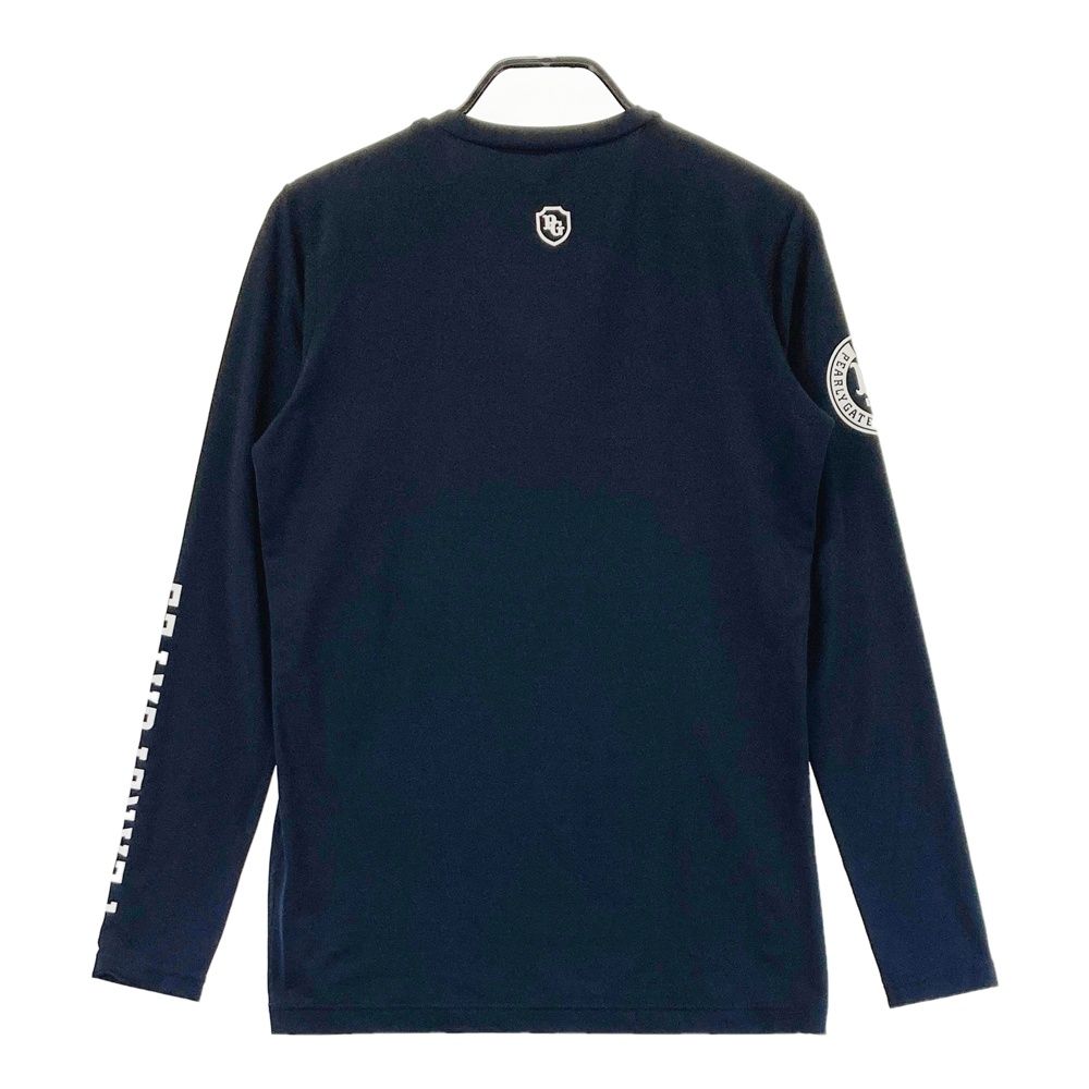 サイズ：4 PEARLY GATES パーリーゲイツ Vネック 長袖Tシャツ ネイビー