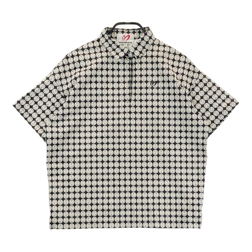 サイズ 1 MASTER BUNNY EDITION マスターバニーエディション モデル 半袖ポロシャツ 総柄 ブラック系 240101547249 ゴルフウェア レディース ストスト