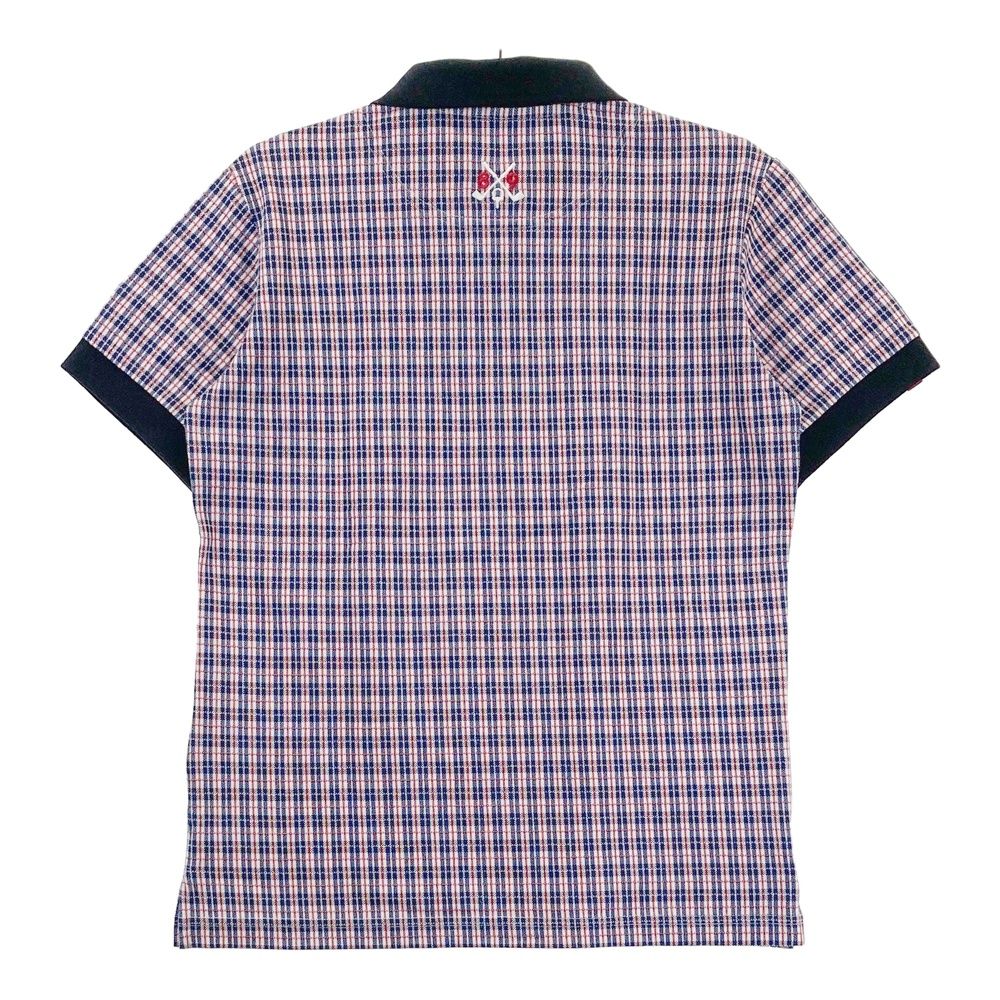 PEARLYGATES パーリーゲイツ チェック柄ポロシャツ サイズ1 高品質 パーリーゲイツ♡チェック柄ポロシャツ PEARLY GATES/パーリー