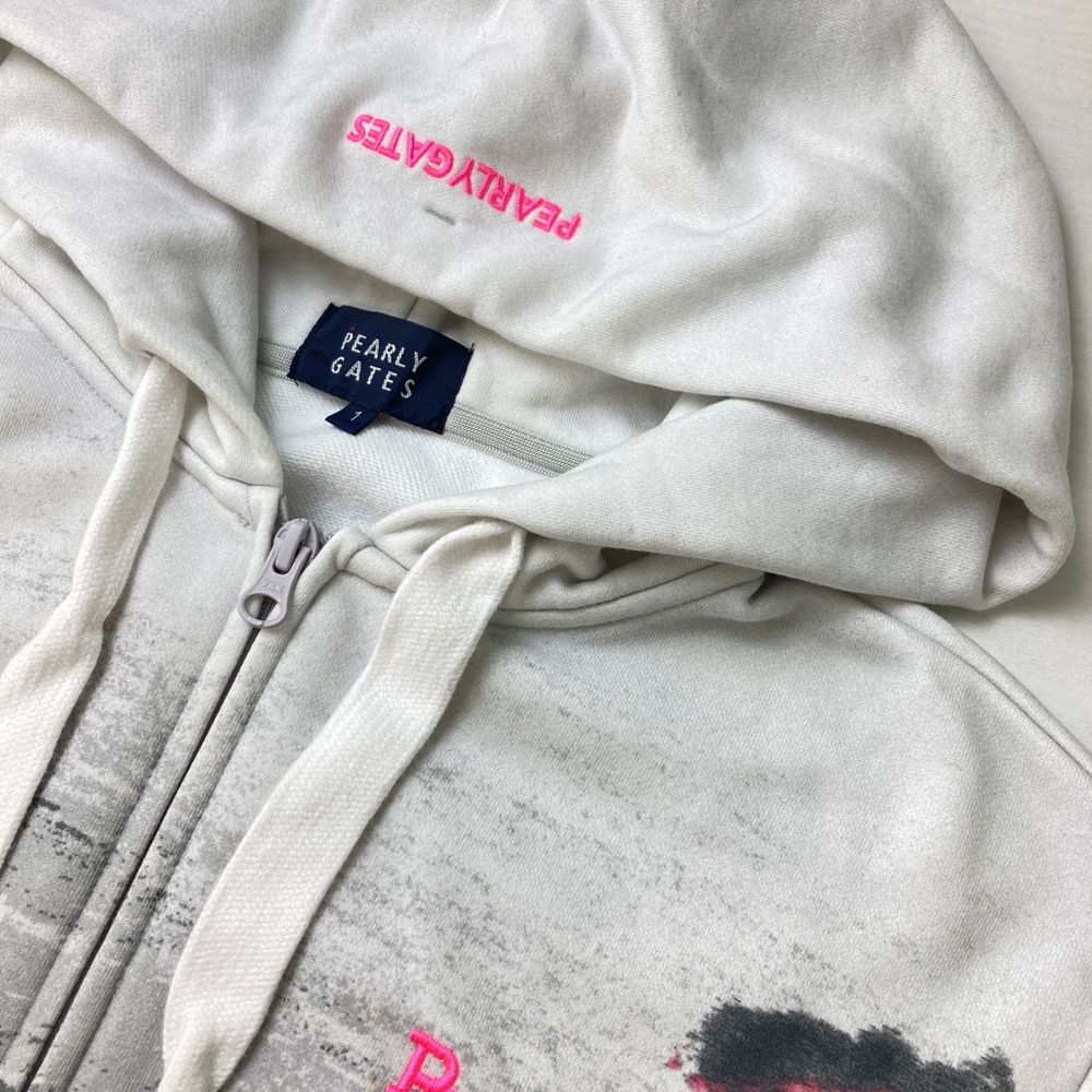 サイズ：1 PEARLY GATES パーリーゲイツ スウェット ジップパーカー 総