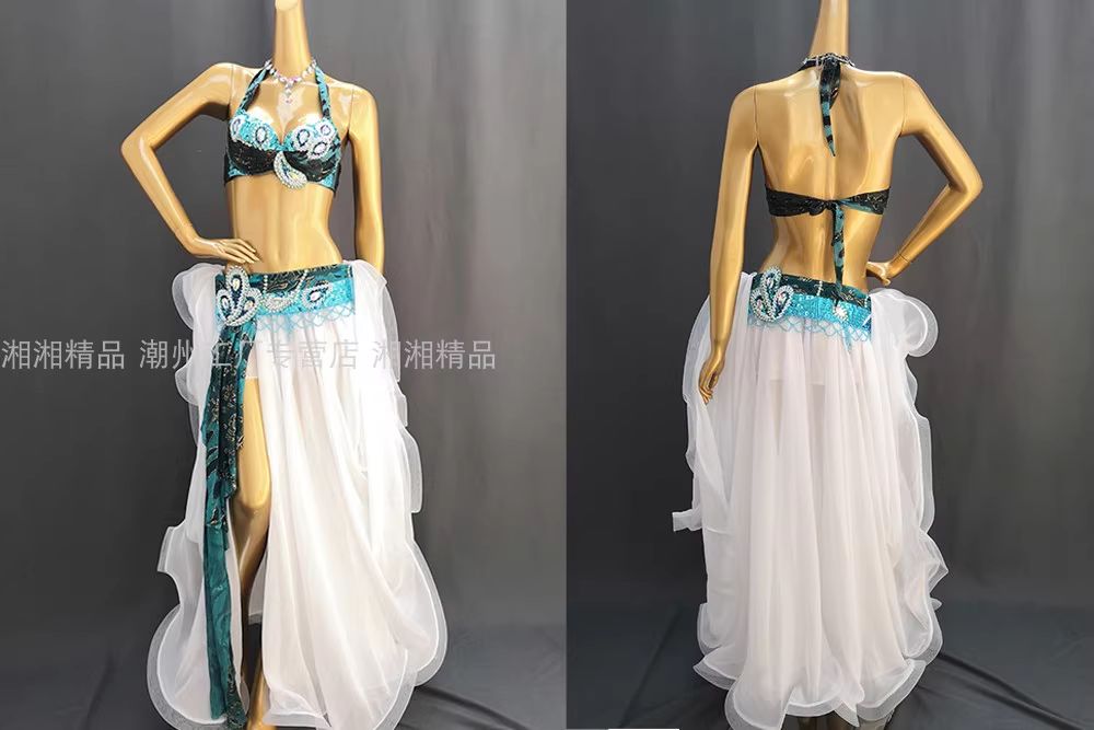 最終値下げ☆ベリーダンス衣装エジプトBelissima ベリーダンス衣装4点セット エジプト女王 大人用 コスチューム