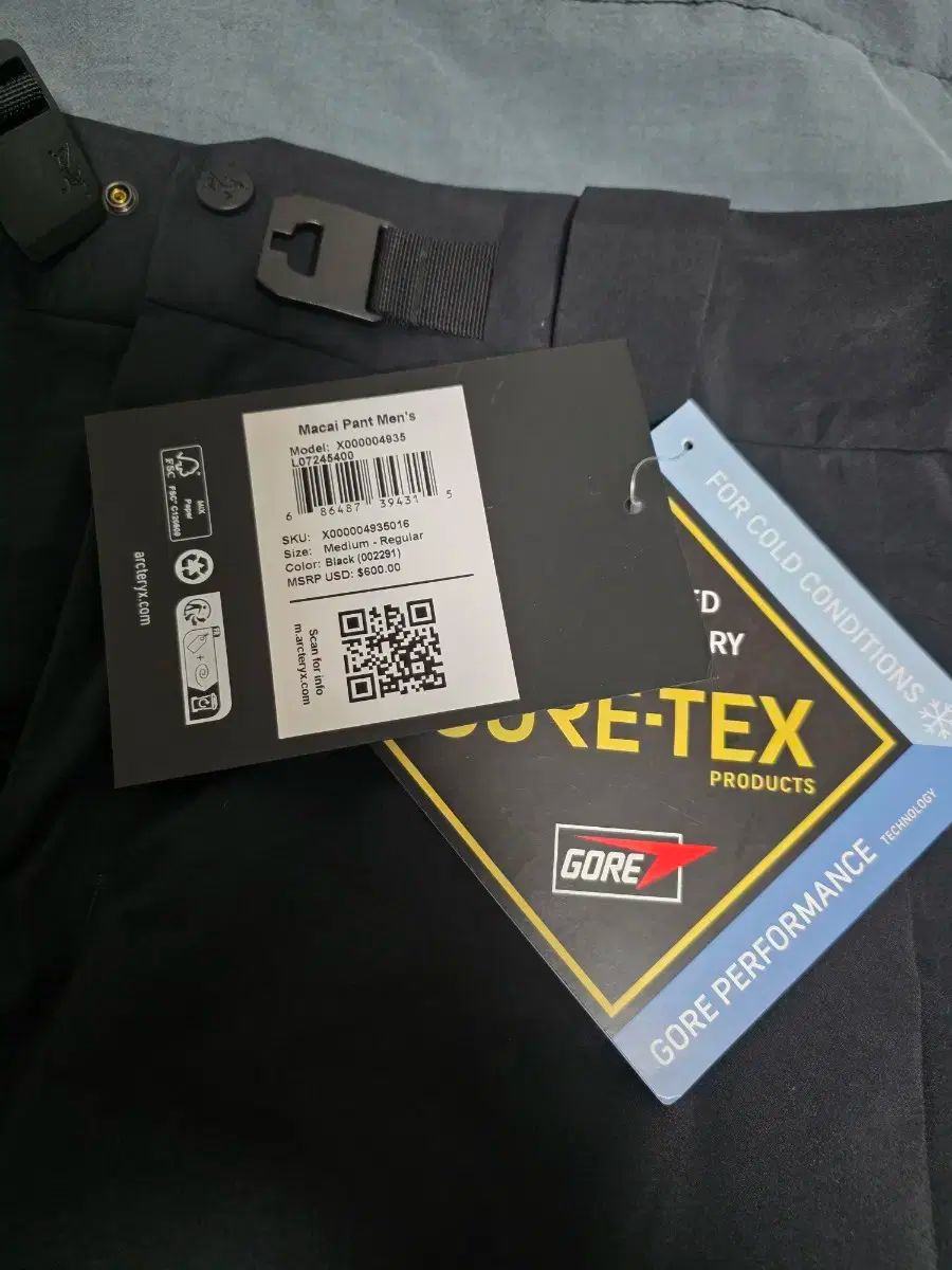 ARC TERYX アークテリクス マーカー パンツ ブラック M サイズ