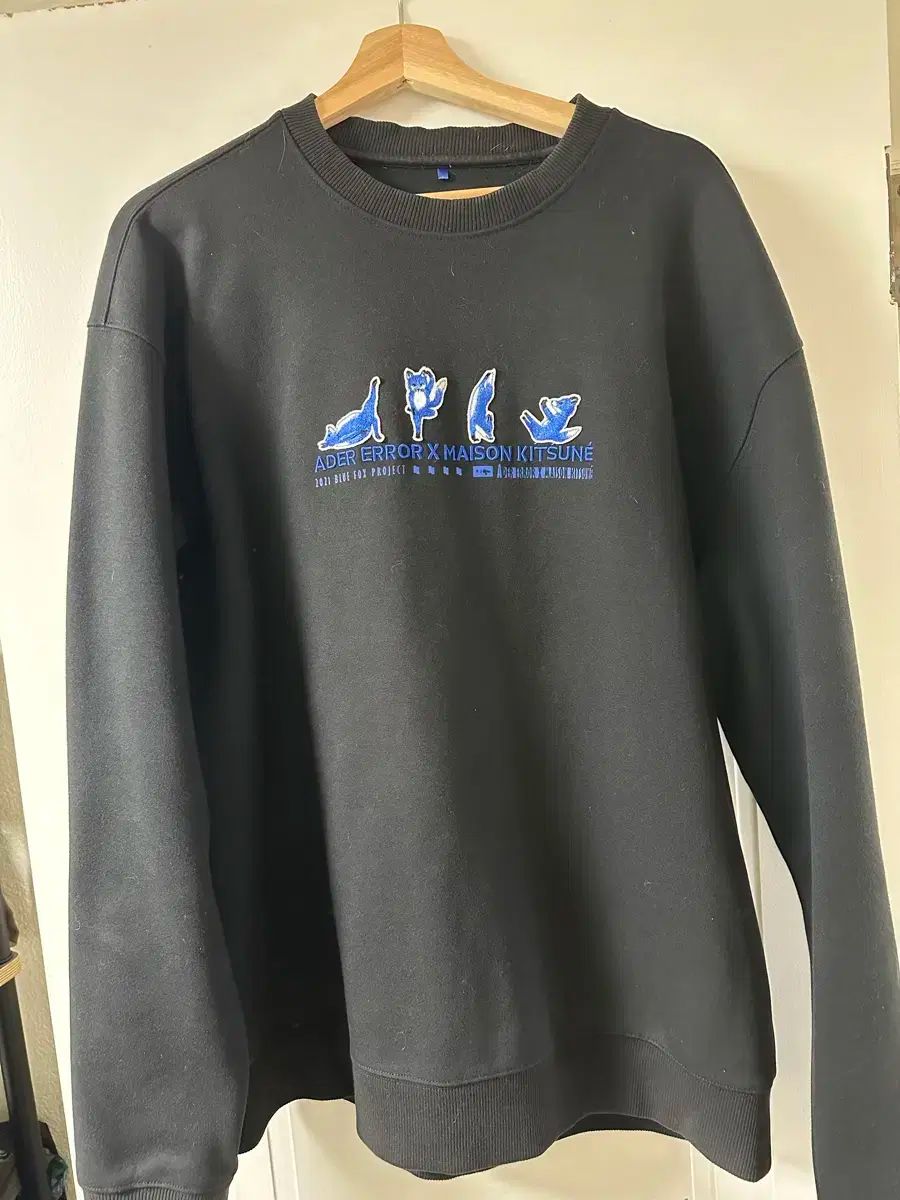 アーダーエラー メゾンキツネ コラボ ブラック スウェット A2 サイズ