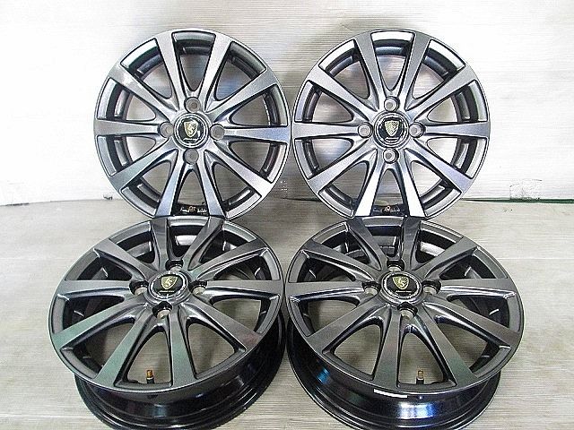 マナレイスポーツ EURO SPEED 14インチ 4穴 100 N BOX 装着車種ピクシス ライフ デイズ ルークス キャロル