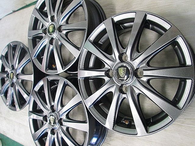 マナレイスポーツ EURO SPEED 14インチ 4穴 100 N BOX 装着車種ピクシス ライフ デイズ ルークス キャロル