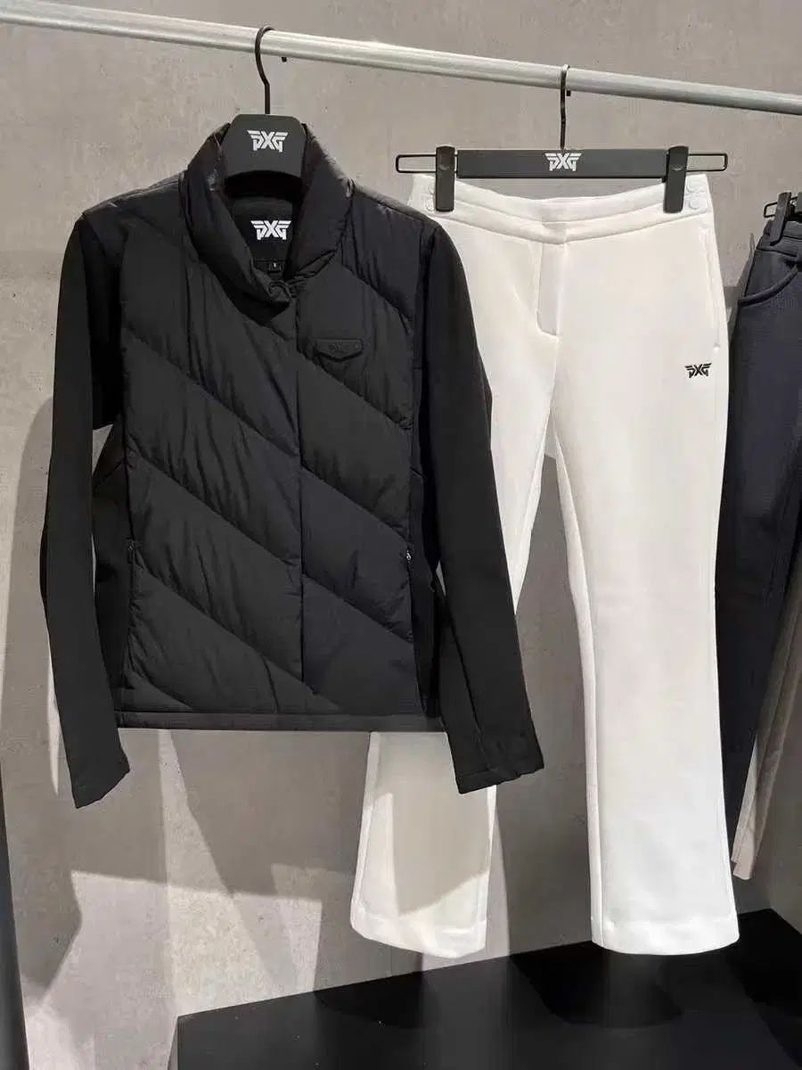 PXG ブラック レディース 軽量ダウン 裏起毛