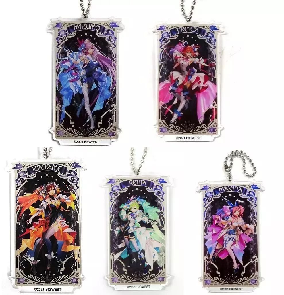 中古】雑貨 全5種セット コンセッションアクリルキーホ ルダー