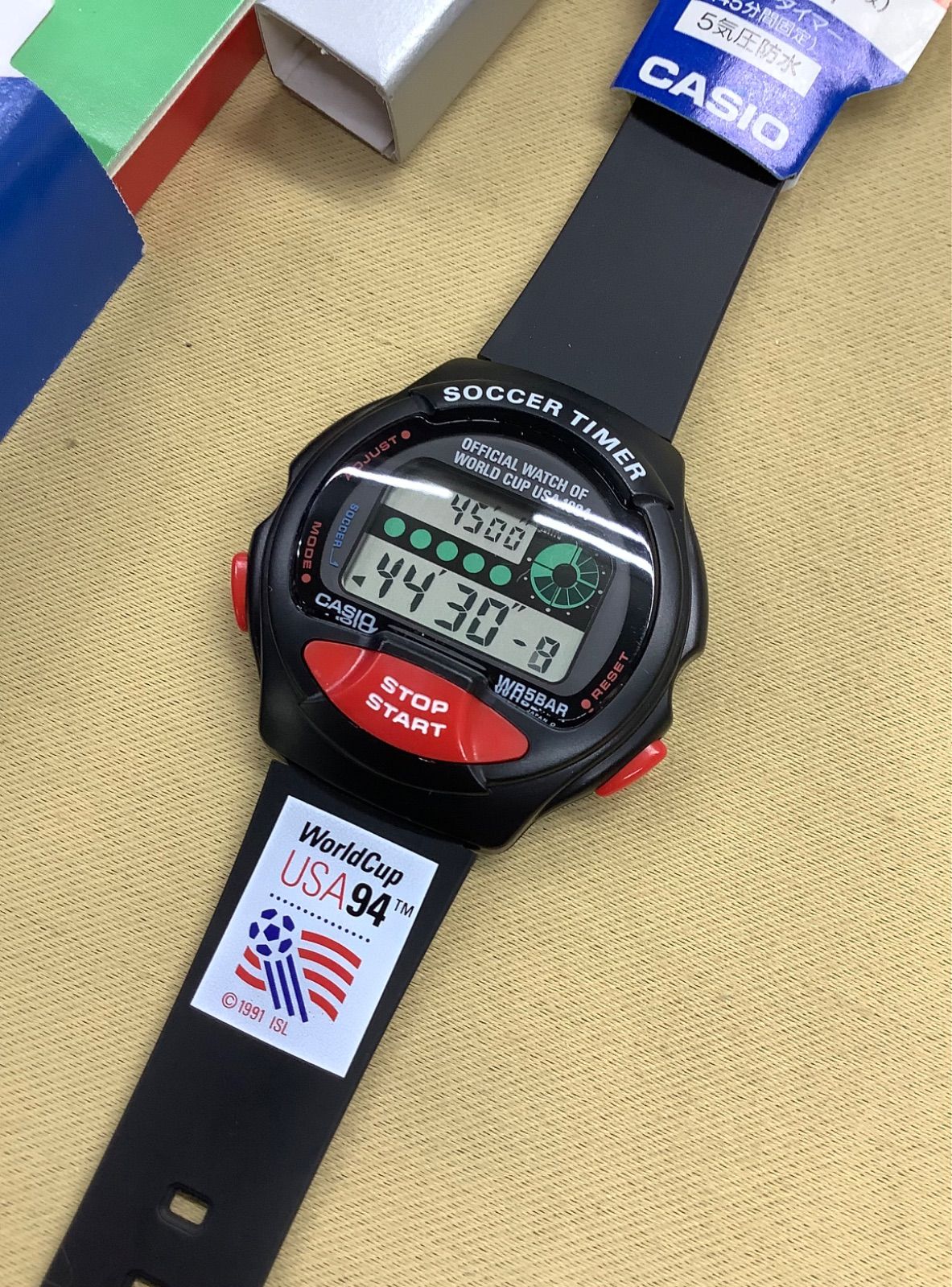 カシオ 94W杯 サッカータイマー SWC-10-1T