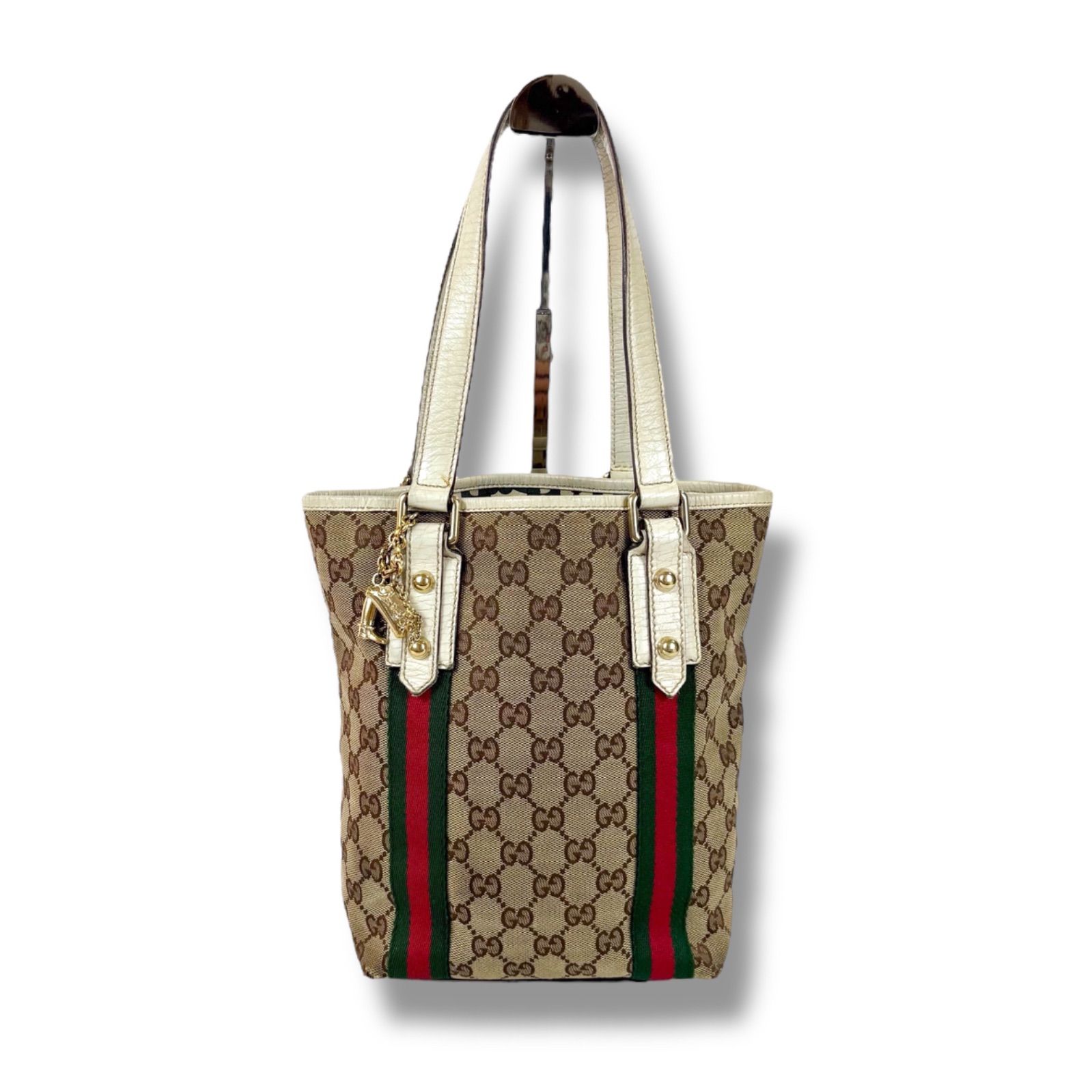 グッチ GUCCI シェリーライン ミニトートバッグ ハンドバッグ GG