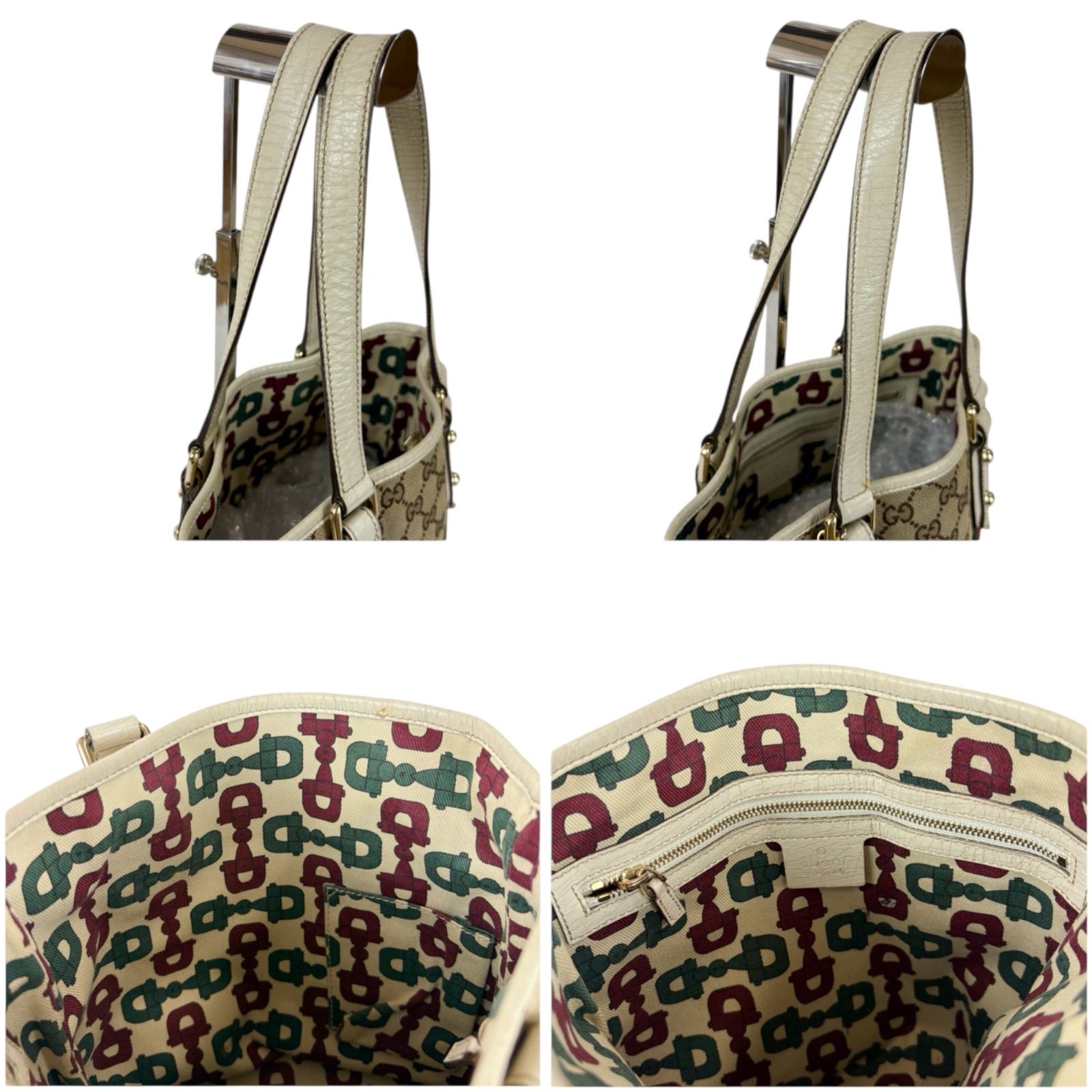 グッチ GUCCI シェリーライン ミニトートバッグ ハンドバッグ GG