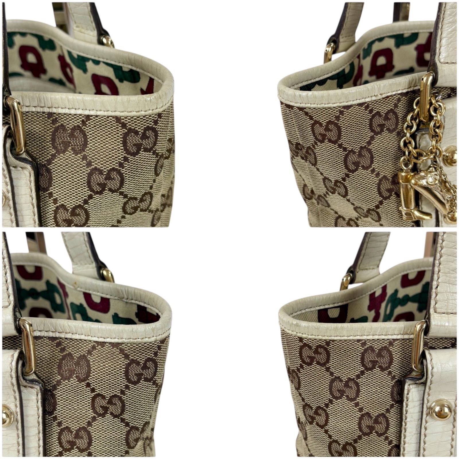 グッチ GUCCI シェリーライン ミニトートバッグ ハンドバッグ GG