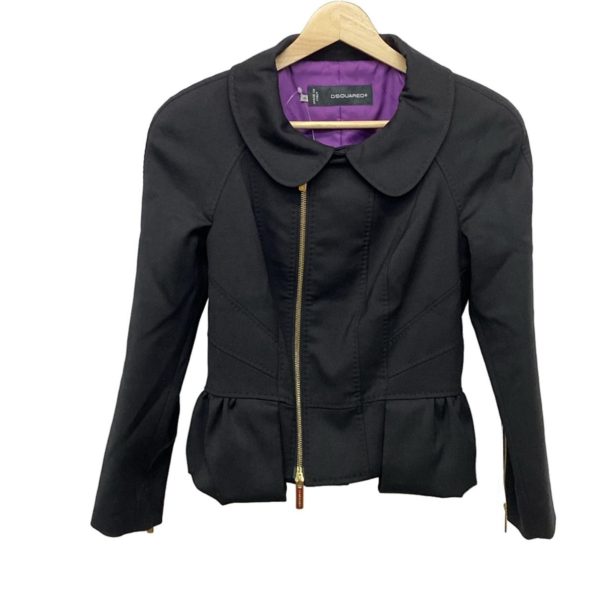 DSQUARED2 ディースクエアード ブルゾン サイズ40 M レディース - 黒 長袖 秋 冬