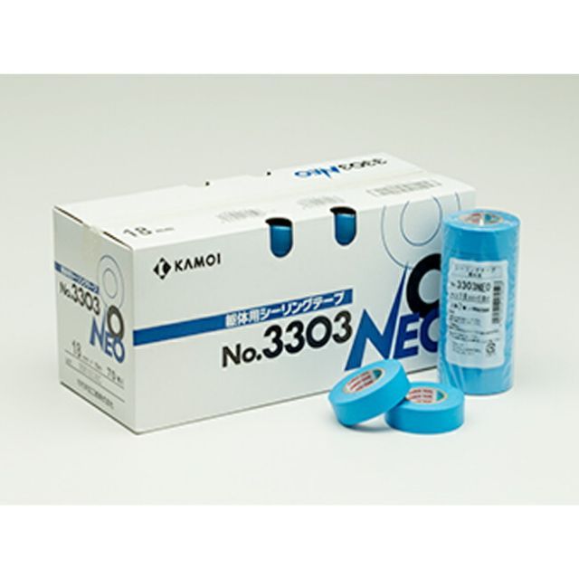 カモ井加工紙 シーリング用 マスキングテープ 【3303-NEO】 躯体 シーリング用 | 石目地 落とし目地 バーナー仕上げ 凹凸調 金属パネル 塗装鋼板 タイル目地 凹凸調 PCコンクリート セメント押出成型材・モルタル面 ALCパネル