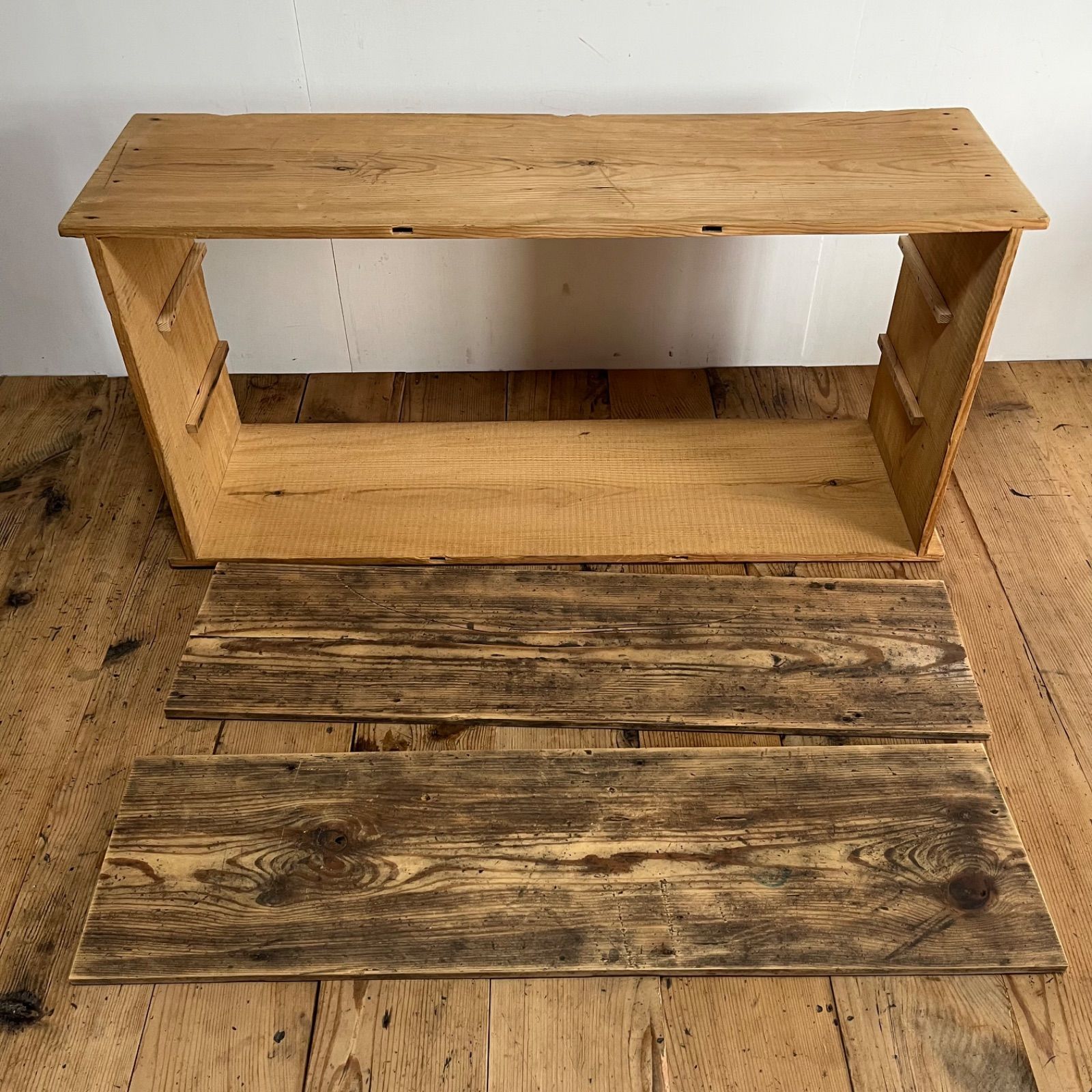 アンティーク 仕切り棚 チェスト ローボード テレビ台 無垢材 ② アンティーク 仕切り棚 チェスト ローボード テレビ台 無垢材 y1000c