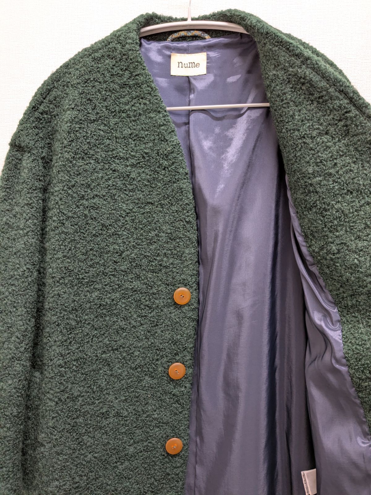 Nume ヌメ パラスパレス テディブークレーコート グリーン - メルカリ