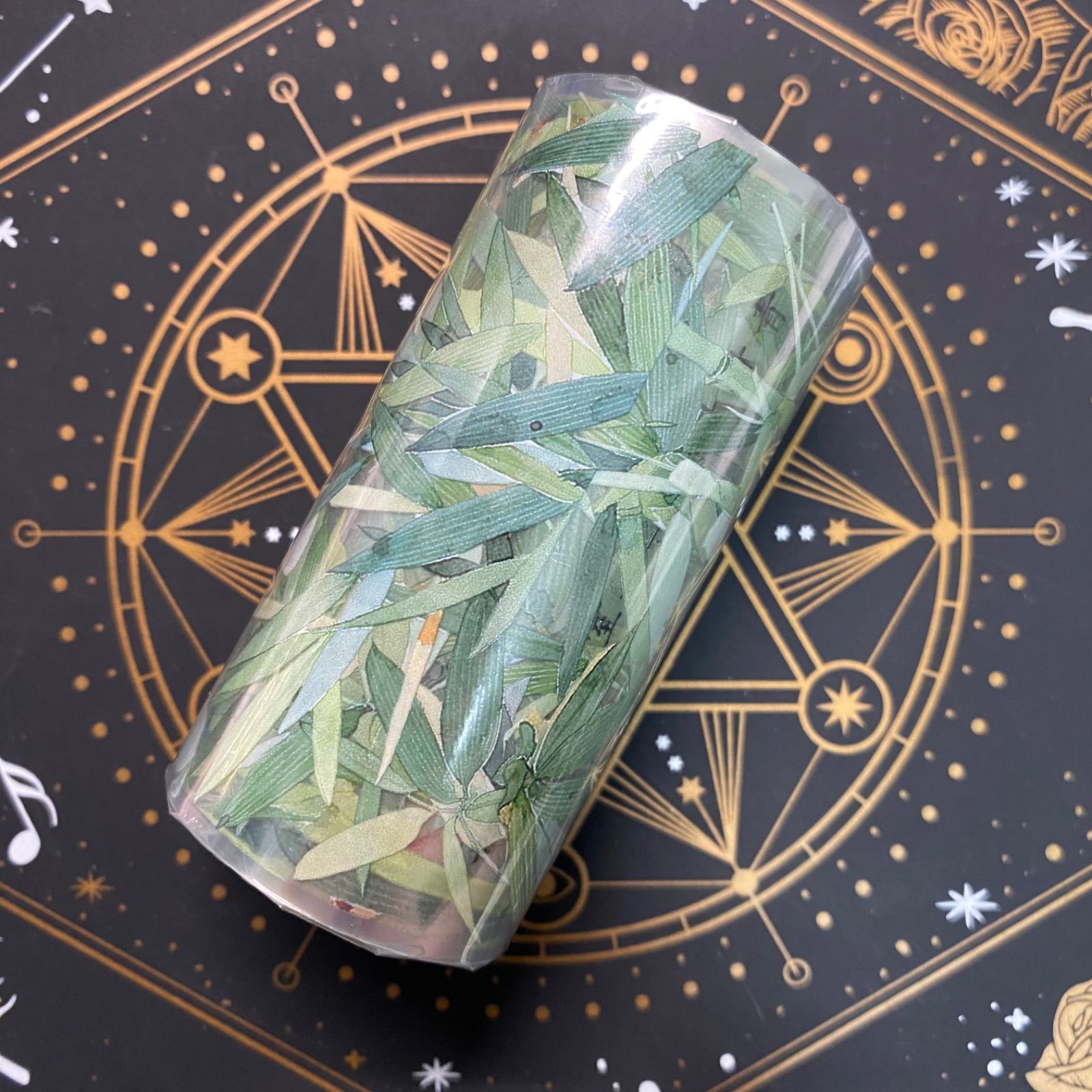 8836】海外 マステ 5m巻売り PETマスキングテープ 竹 植物 - メルカリ