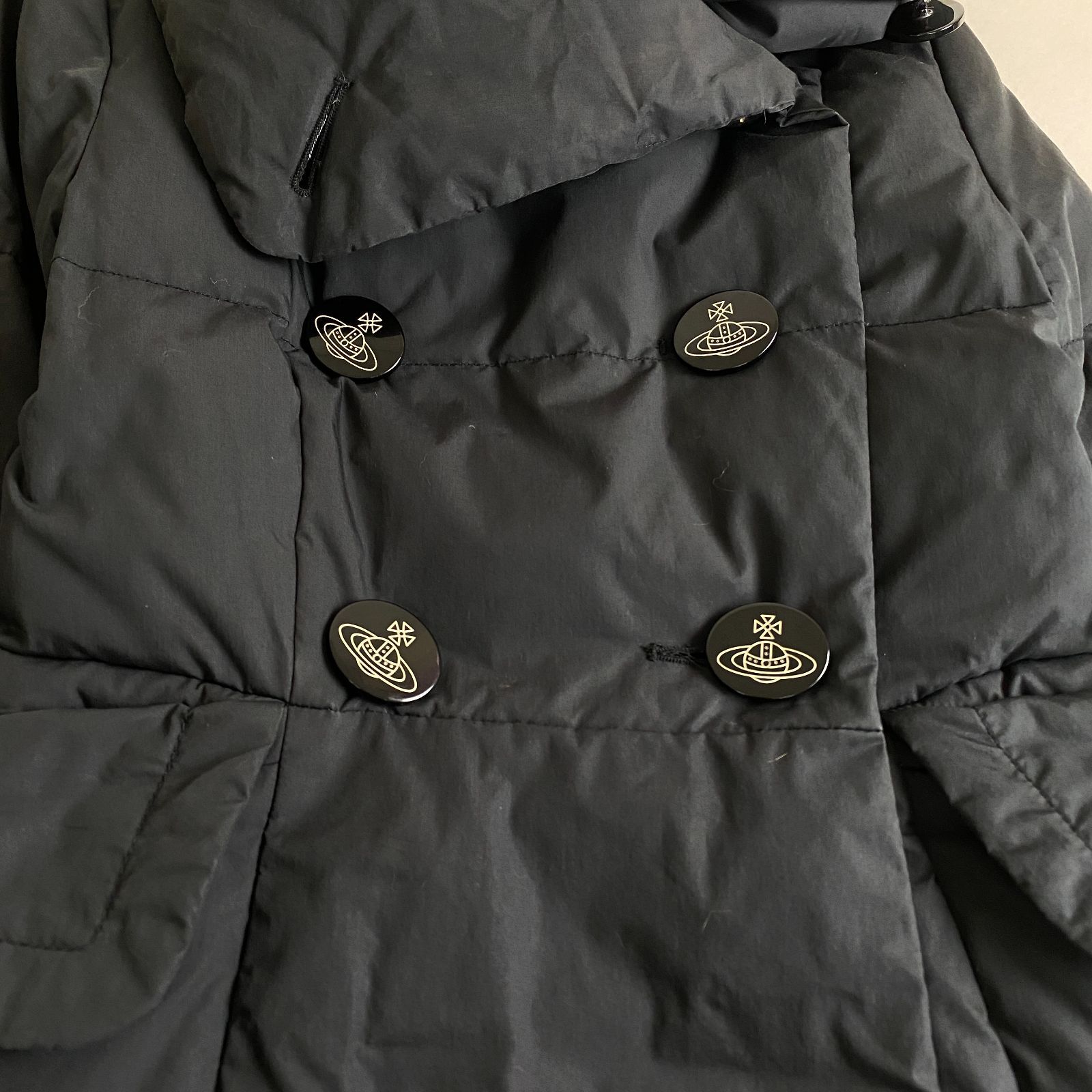 ヴィヴィアンウエストウッドレッドレーベル ダウンコート オーヴボタン