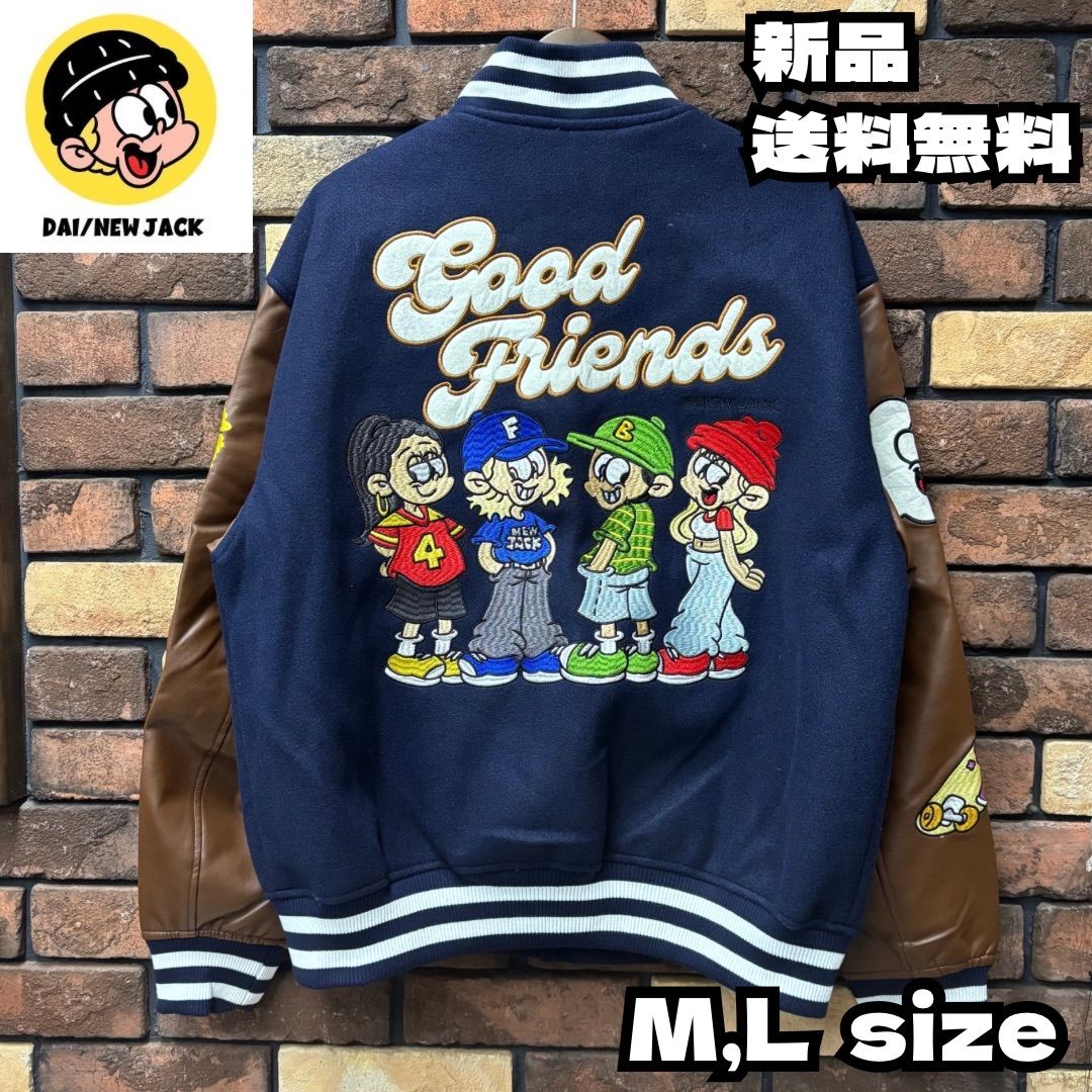 NEW JACK ニュージャック　アウター　スタジャン　ブルゾン　M NEW JACK/ニュージャック】スタジアムブルゾン スタジャン ATC 韓国系